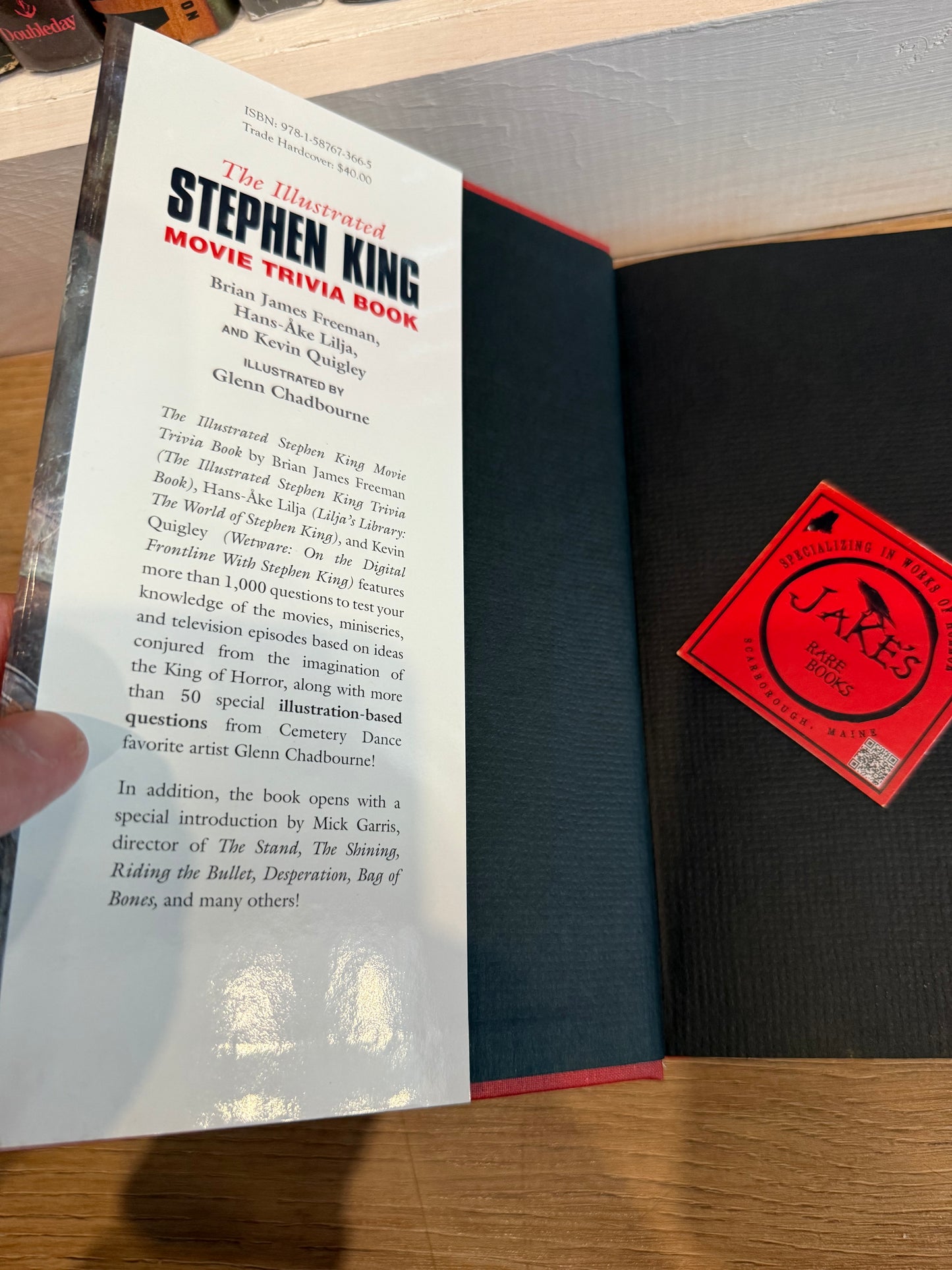 The Illustrated Stephen King Movie Trivia Book, First Edition, Cemetery Dance