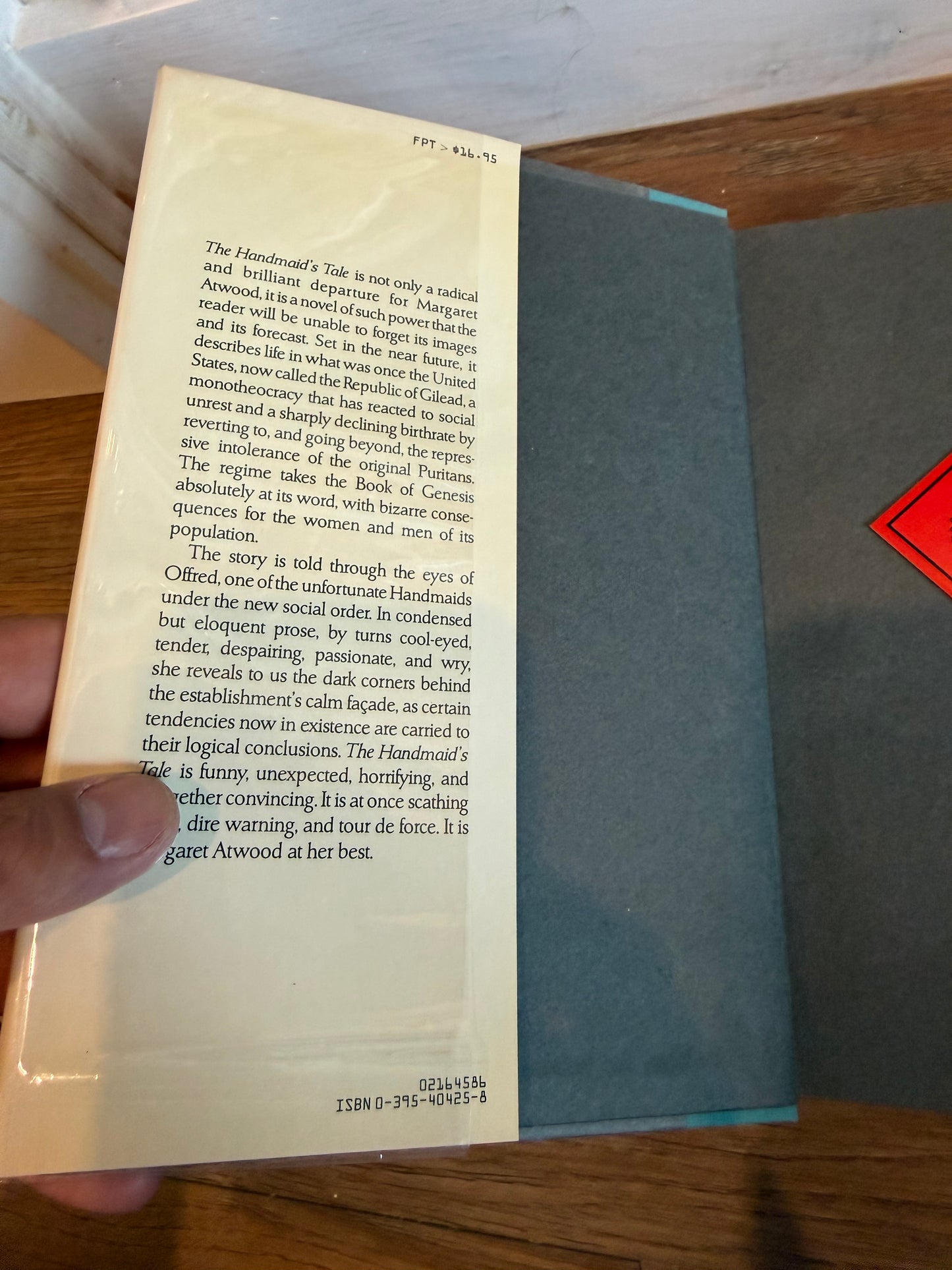 Margaret Atwood, The Handmaid’s Tale, First Edition, Houghton Mifflin