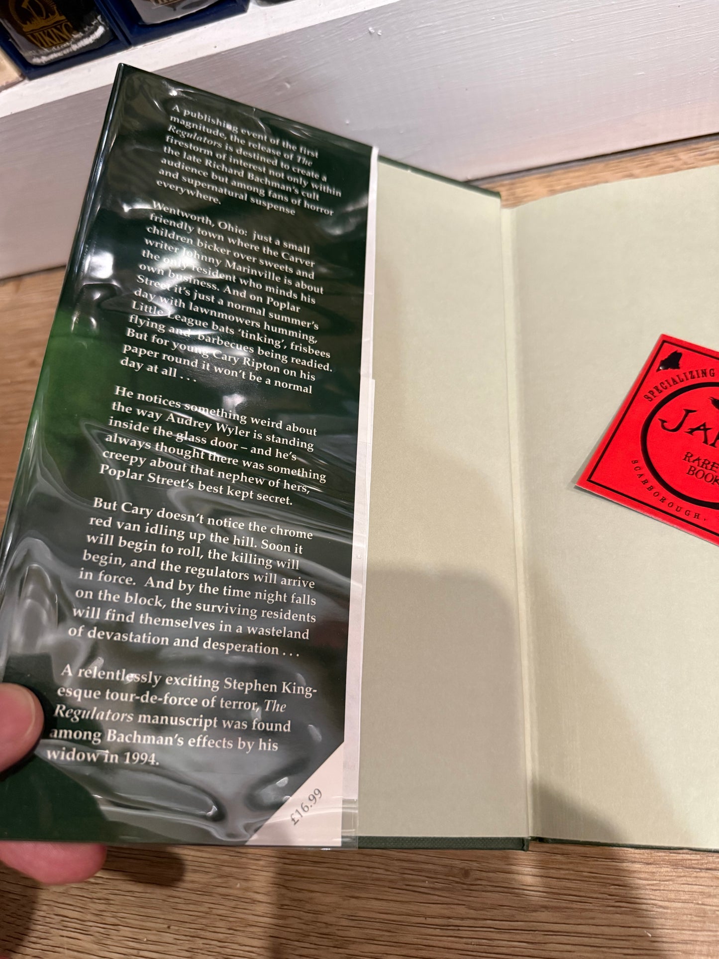 Stephen King, Regulators UK First Edition, Hodder and Stoughton