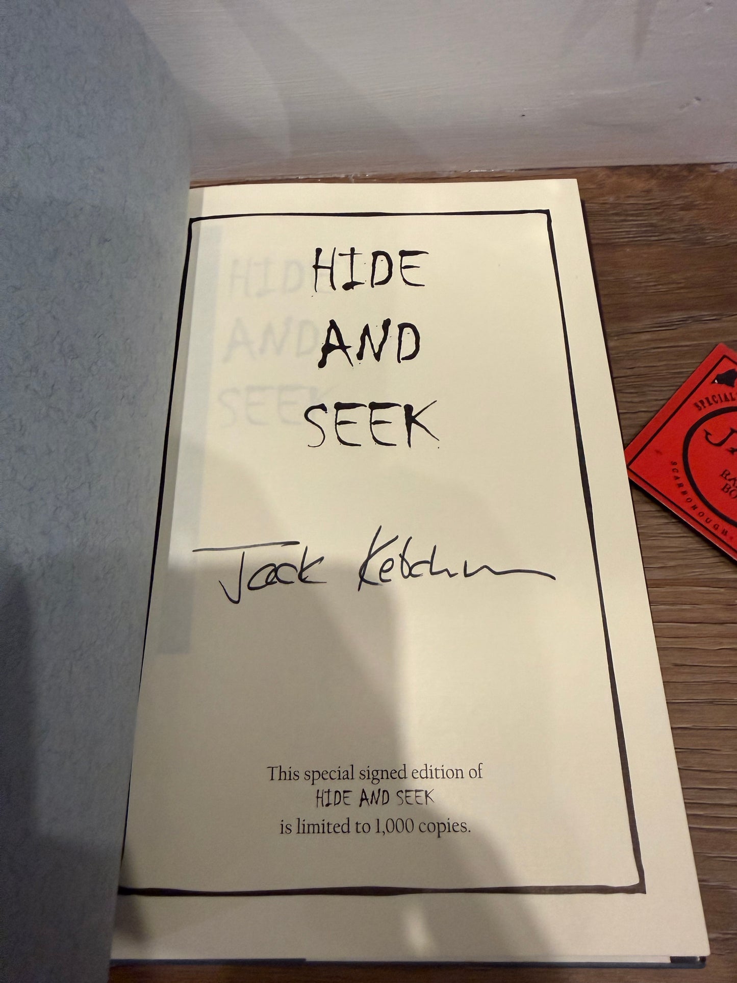 Jack Ketchum, Hide and Seek, Signed/Limited, Subterranean Press