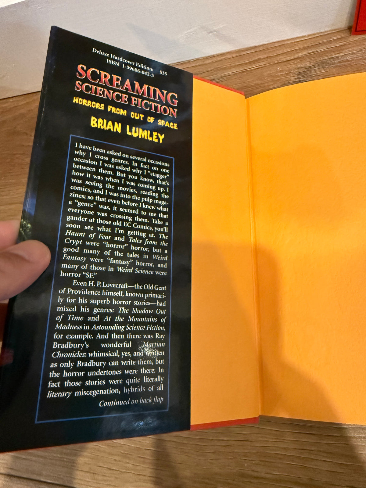 Brian Lumley, Screaming Science Fiction, Signed Limited #12, Subterranean Press