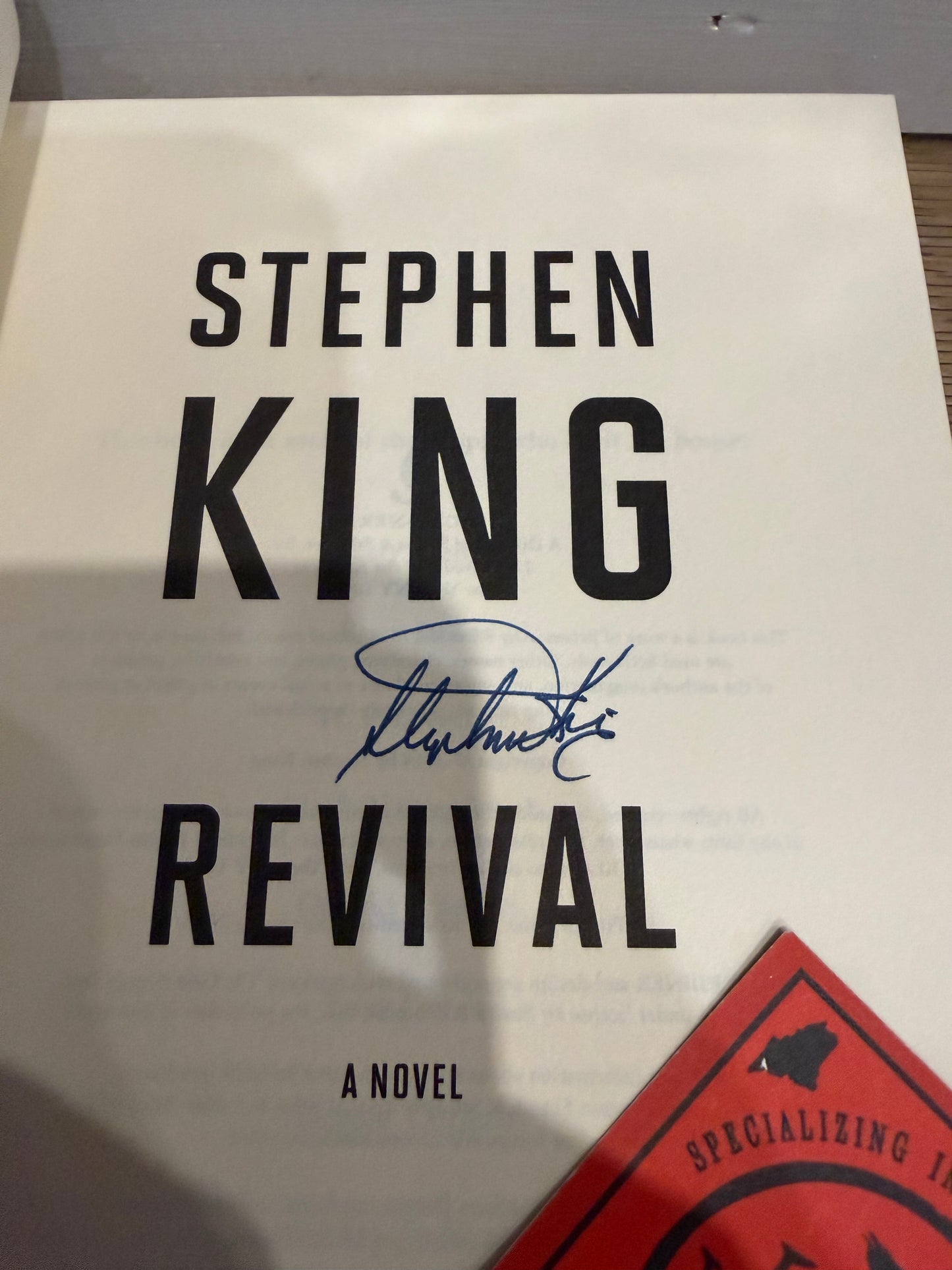 Stephen King, Revival, First Printing, SIGNED, Scribner