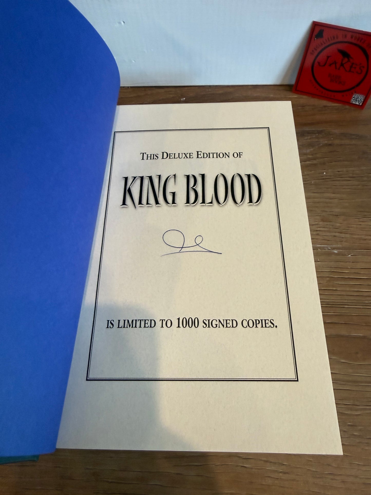 Simon Clark, King Blood, Signed Limited Edition, Cemetery Dance