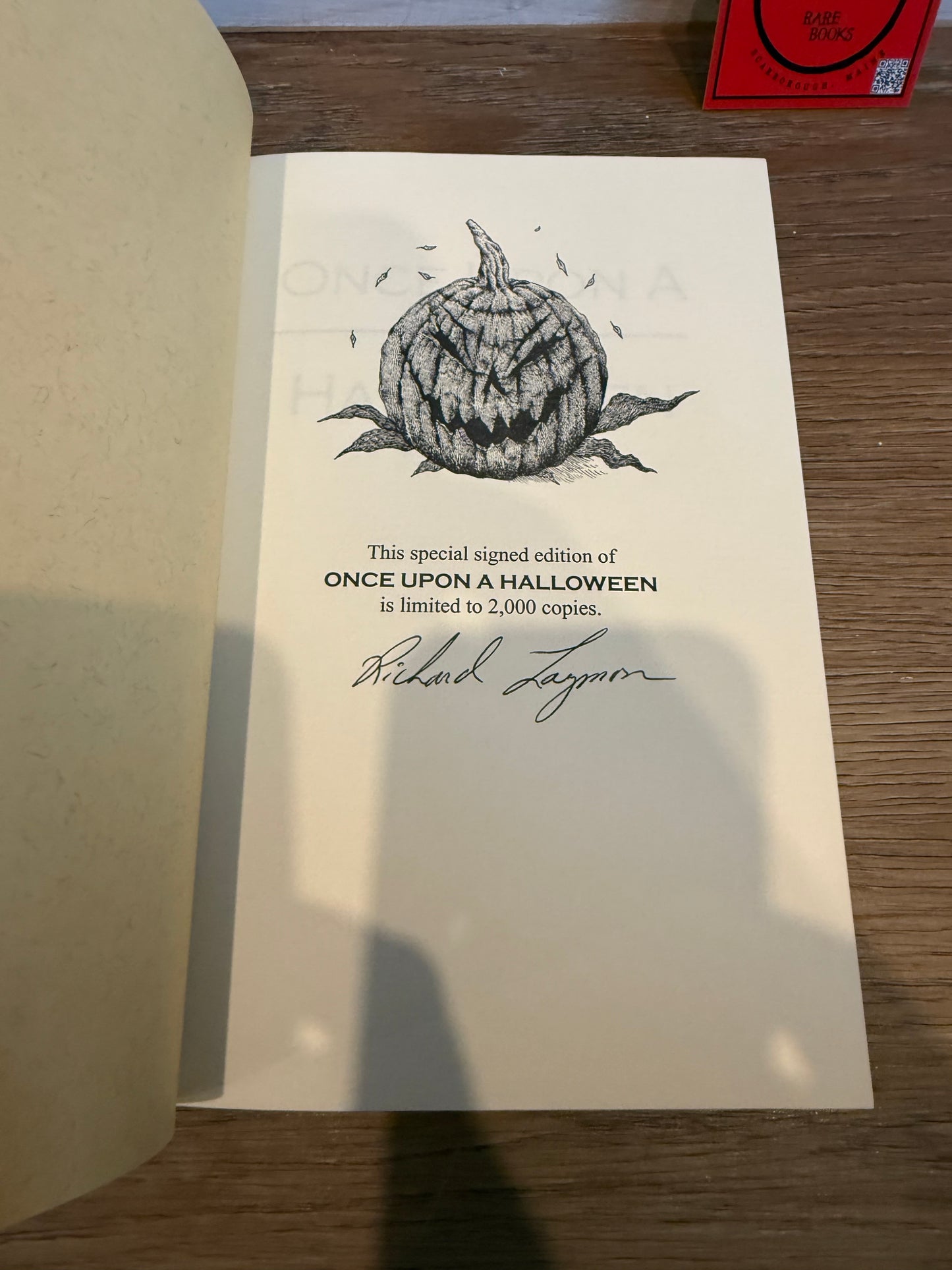 Richard Laymon, Once Upon a Halloween, Signed Limited Edition, Cemetery Dance
