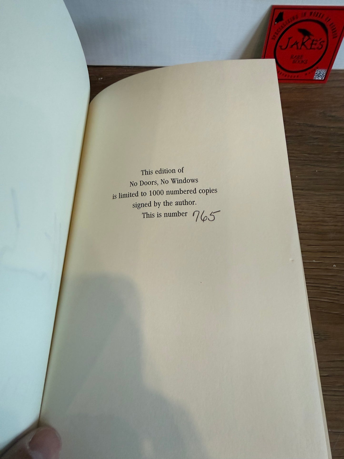 Harlan Ellison, No Doors No Windows, Signed Limited, Borderlands Press