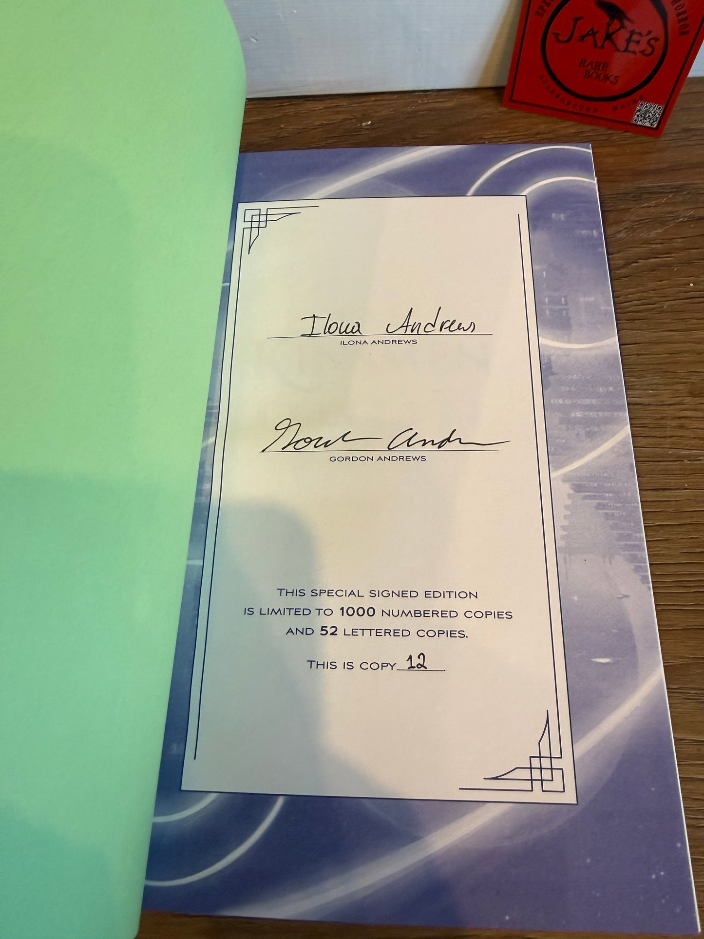 Ilona Andrews, The Kinsman Universe, Signed Limited #12