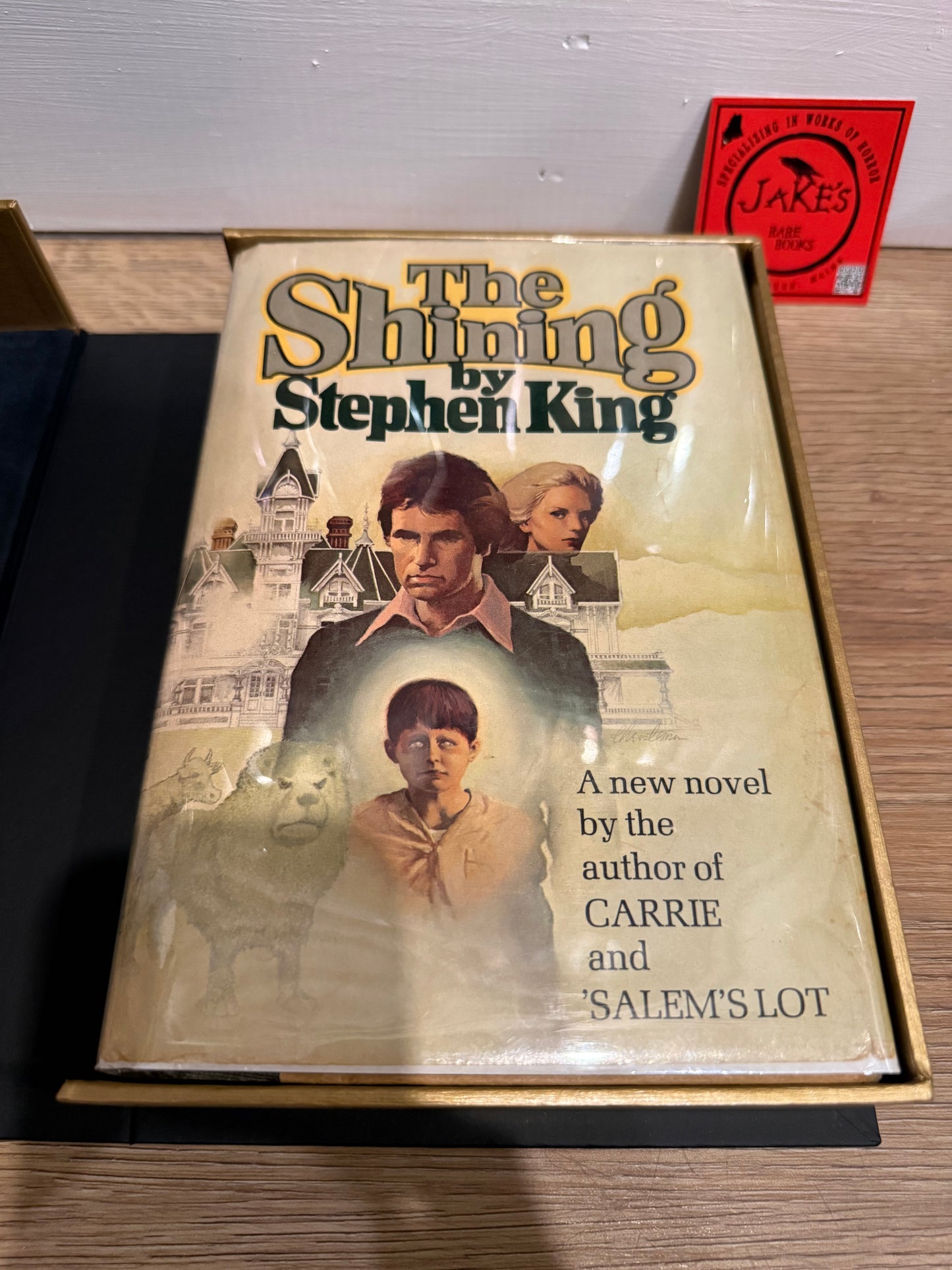 Stephen King, The Shining, First Edition inscribed in YEAR OF PRINT, Doubleday Publishing