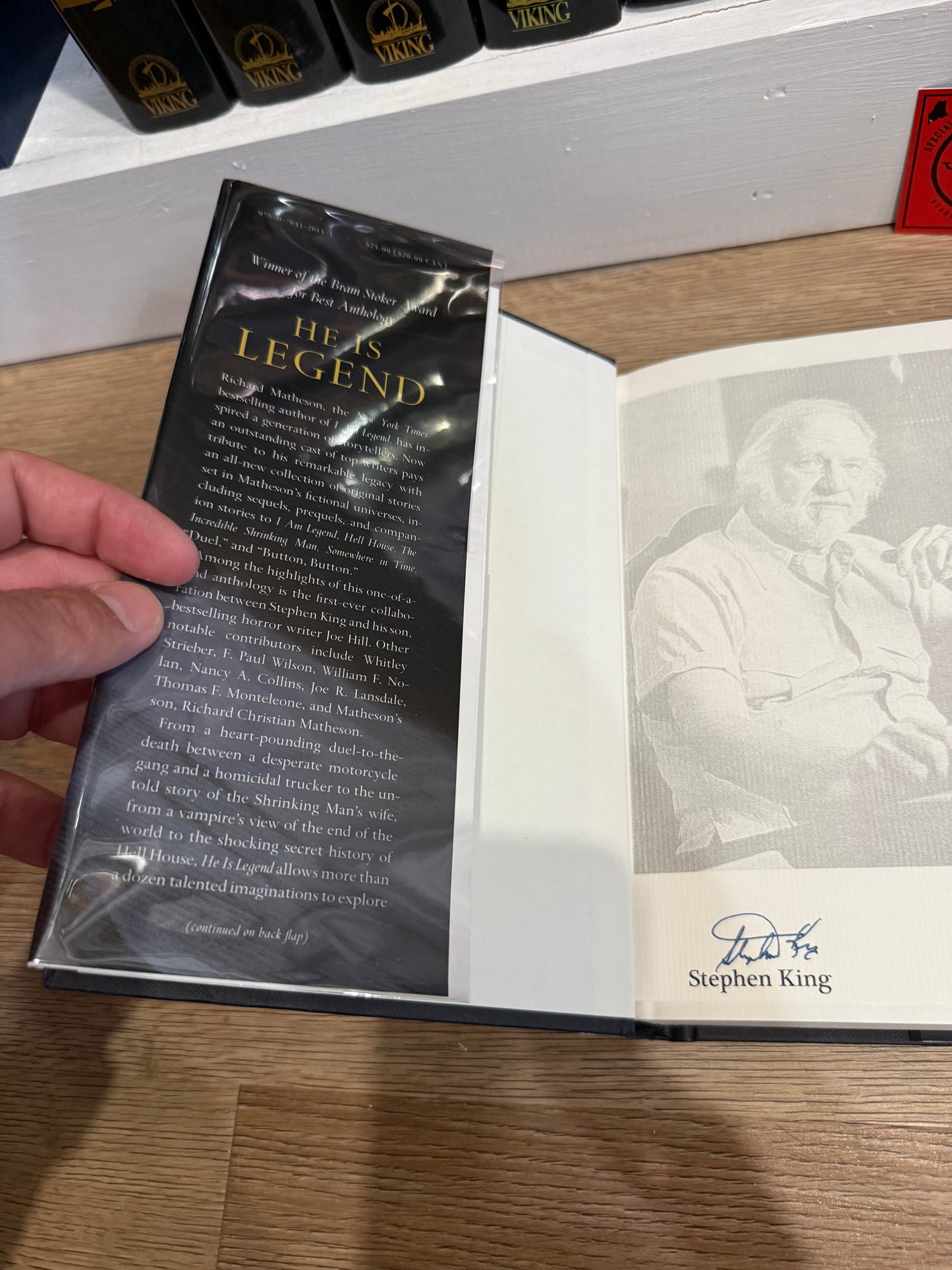 He is Legend, First Edition, Signed by Stephen King and Joe Hill, Tor Publishing