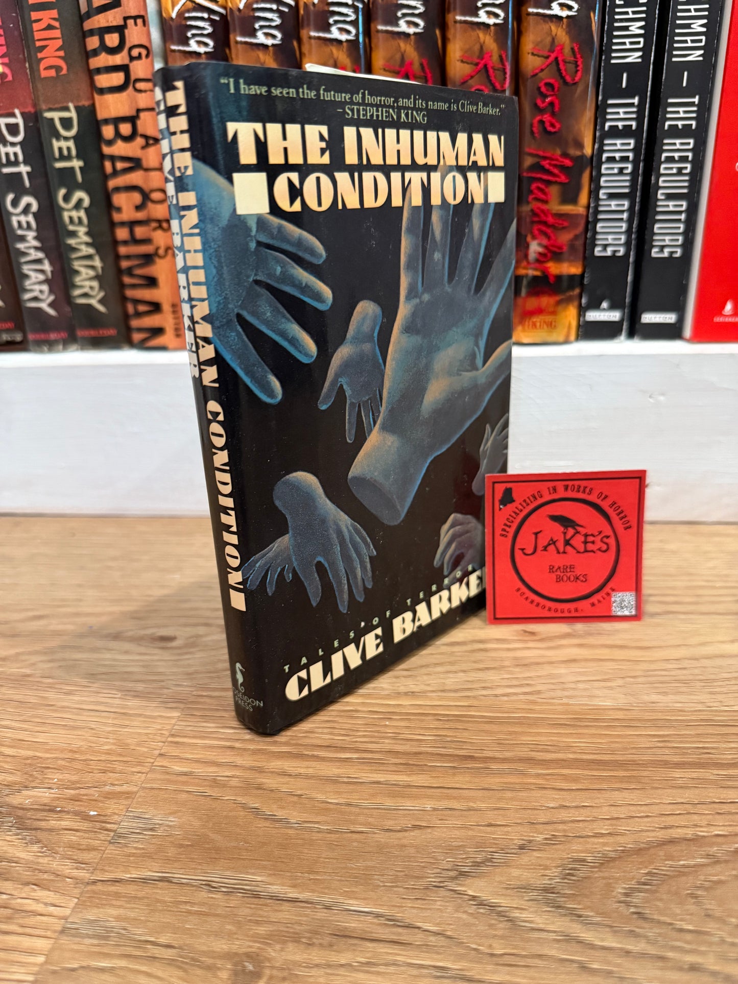 Clive Barker, The Inhuman Condition, First Edition, Poseidon Press