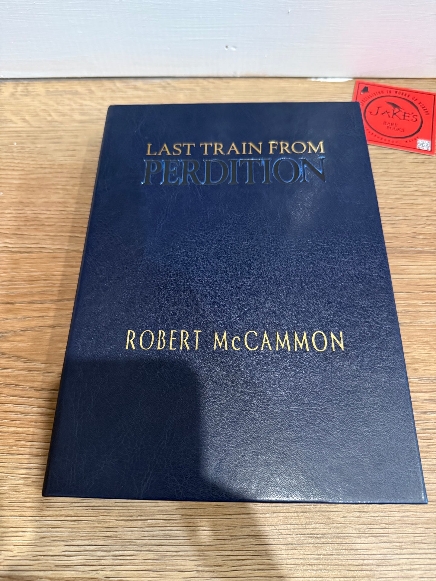 Robert McCammon, Last Train From Perdition, Lettered Publisher’s Copy, Subterranean Press