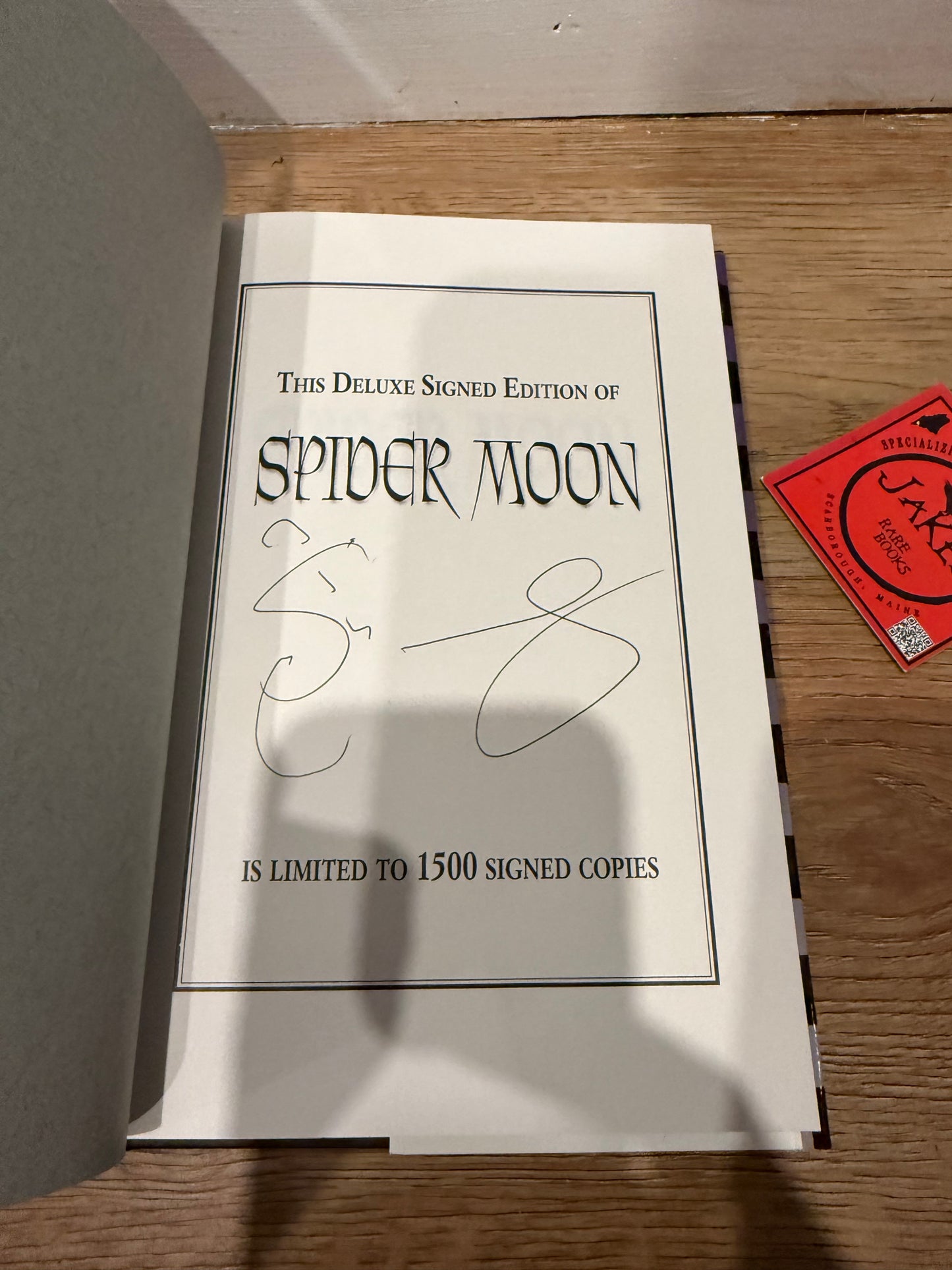 John Shirley, Spider Moon, Signed/Limited, Cemetery Dance