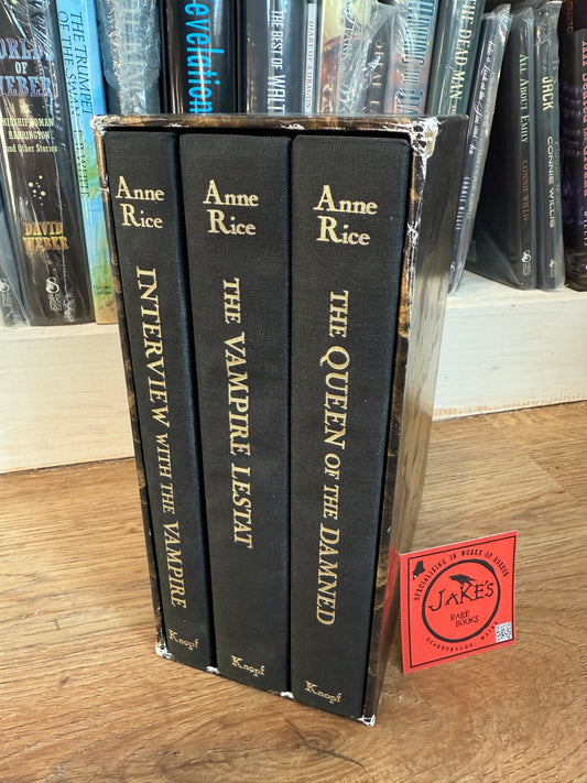 Anne Rice, Vampire Chronicles, SIGNED Boxed Set, Knopf Publishing