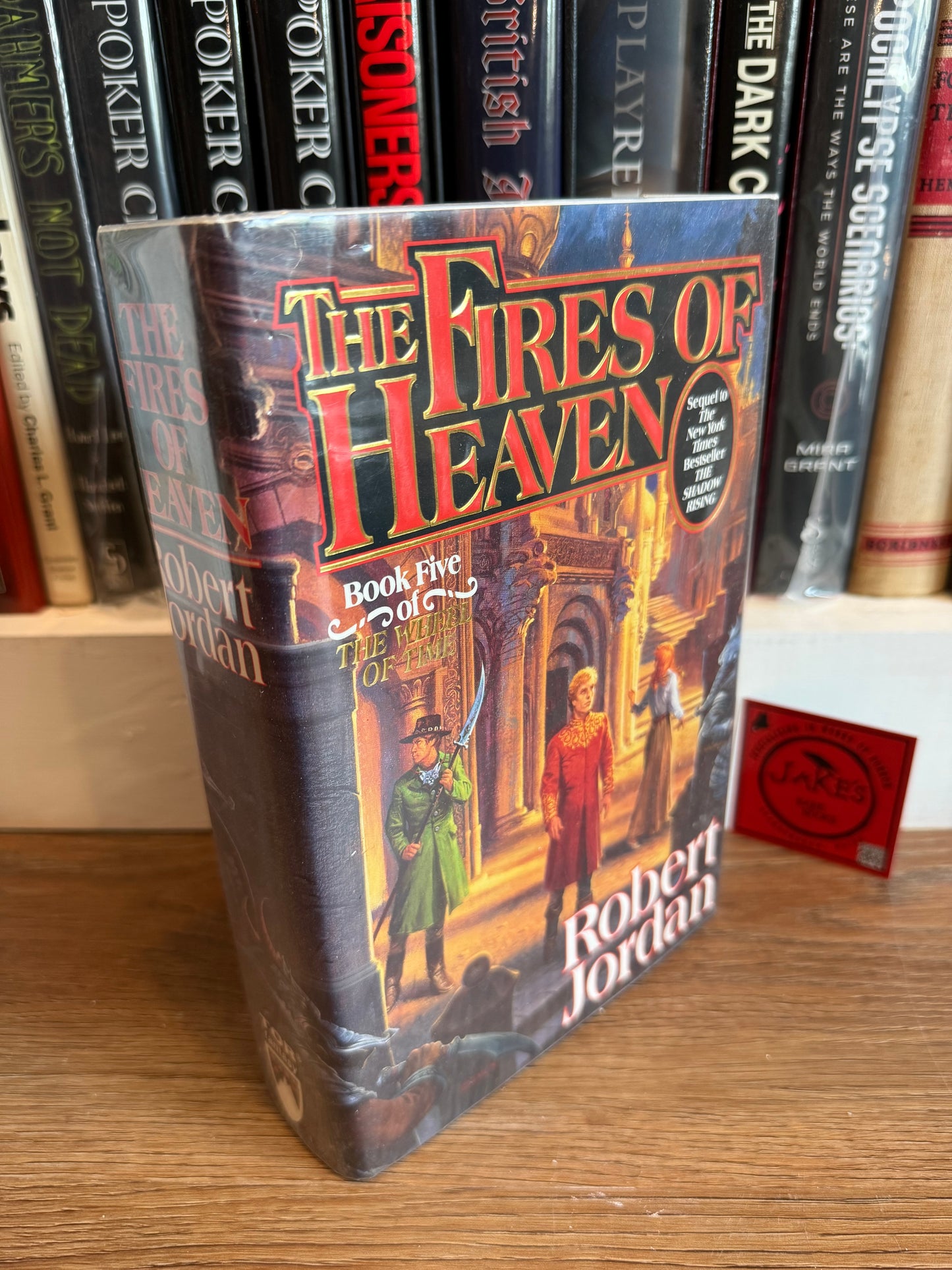 Robert Jordan, Fires of Heaven, Signed First Edition, Tor Publishing