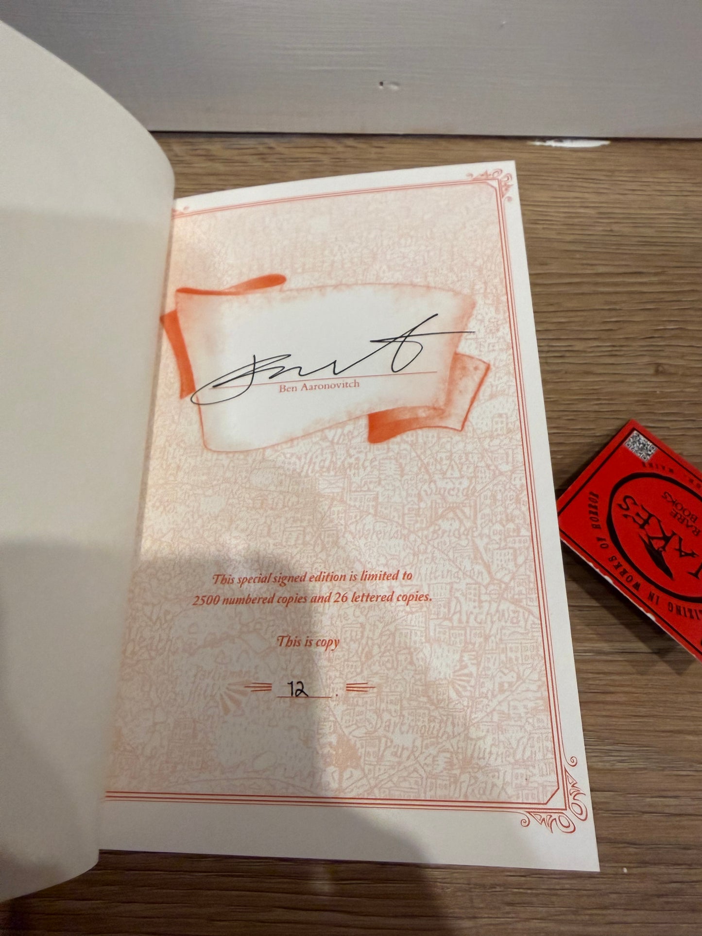 Ben Aaronovitch, What Abigail Did Last Summer, Signed/Limited #12, Subterranean Press