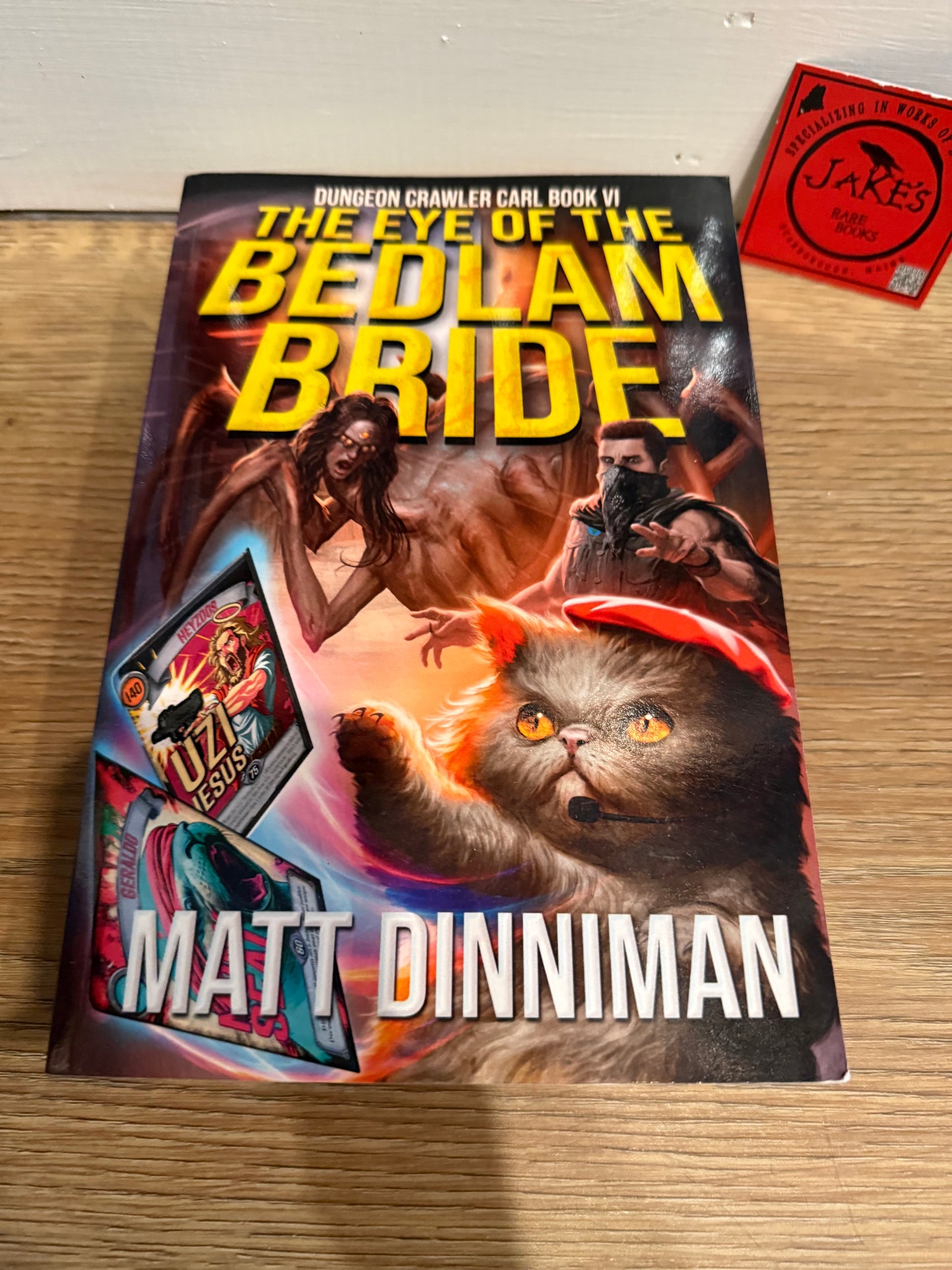 Matt Dinniman, The Eye of the Bedlam Bride, First Edition, SIGNED, Dandy House