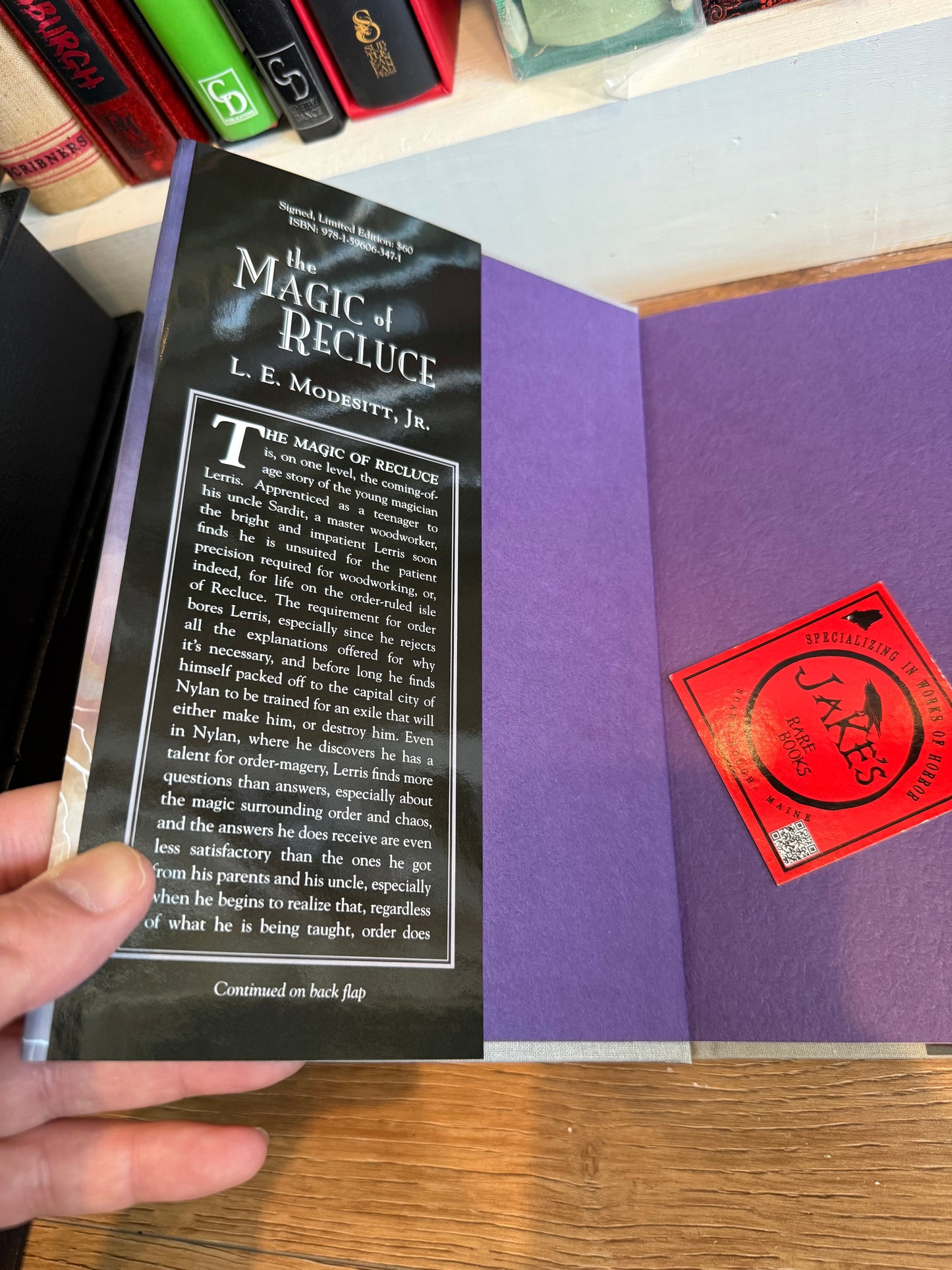 L.E. Modesitt Jr, The Magic of Recluce, Signed/Limited #12, Subterranean Press