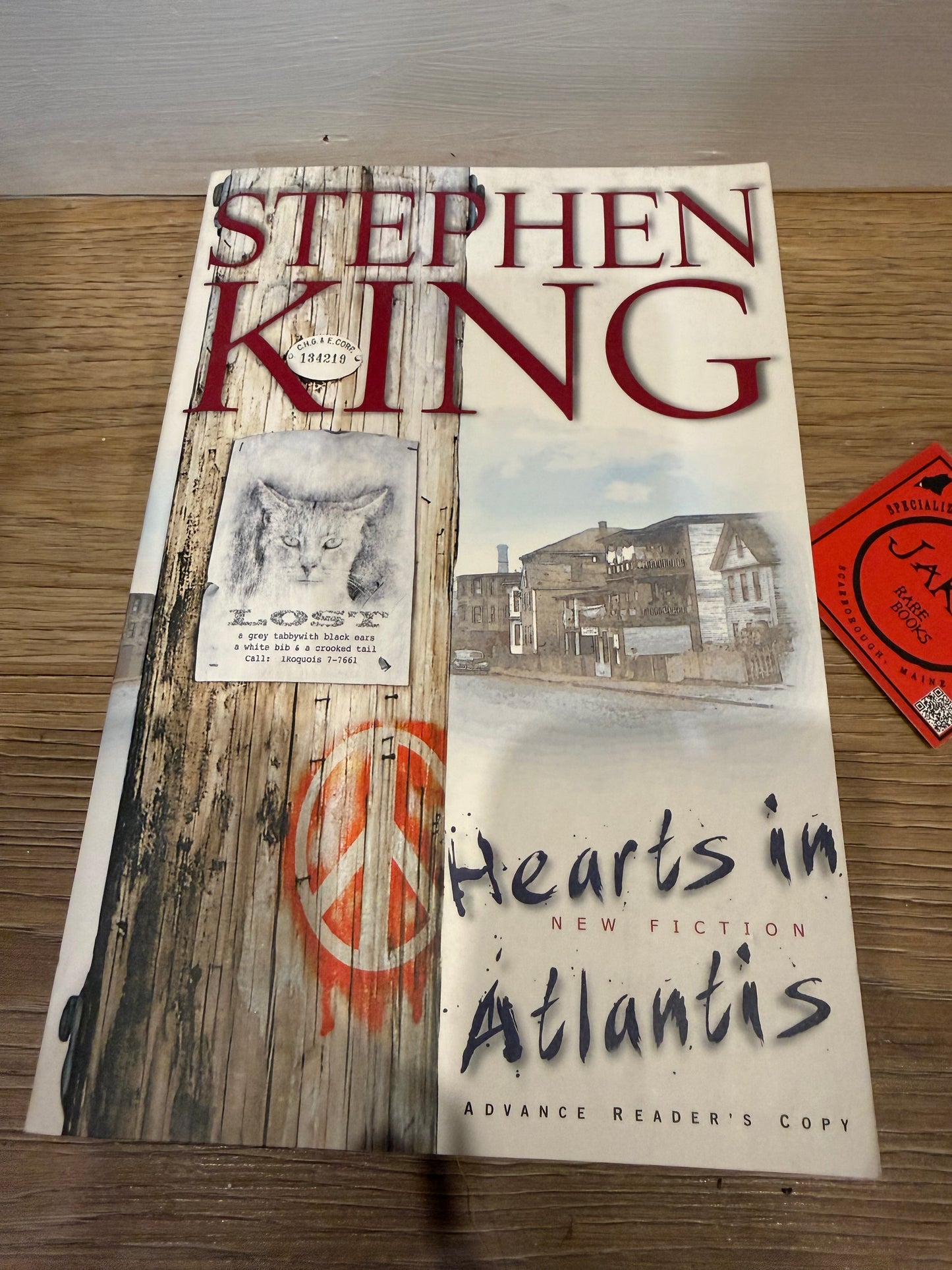 Stephen King, Hearts in Atlantis, Advance Reader’s Copy