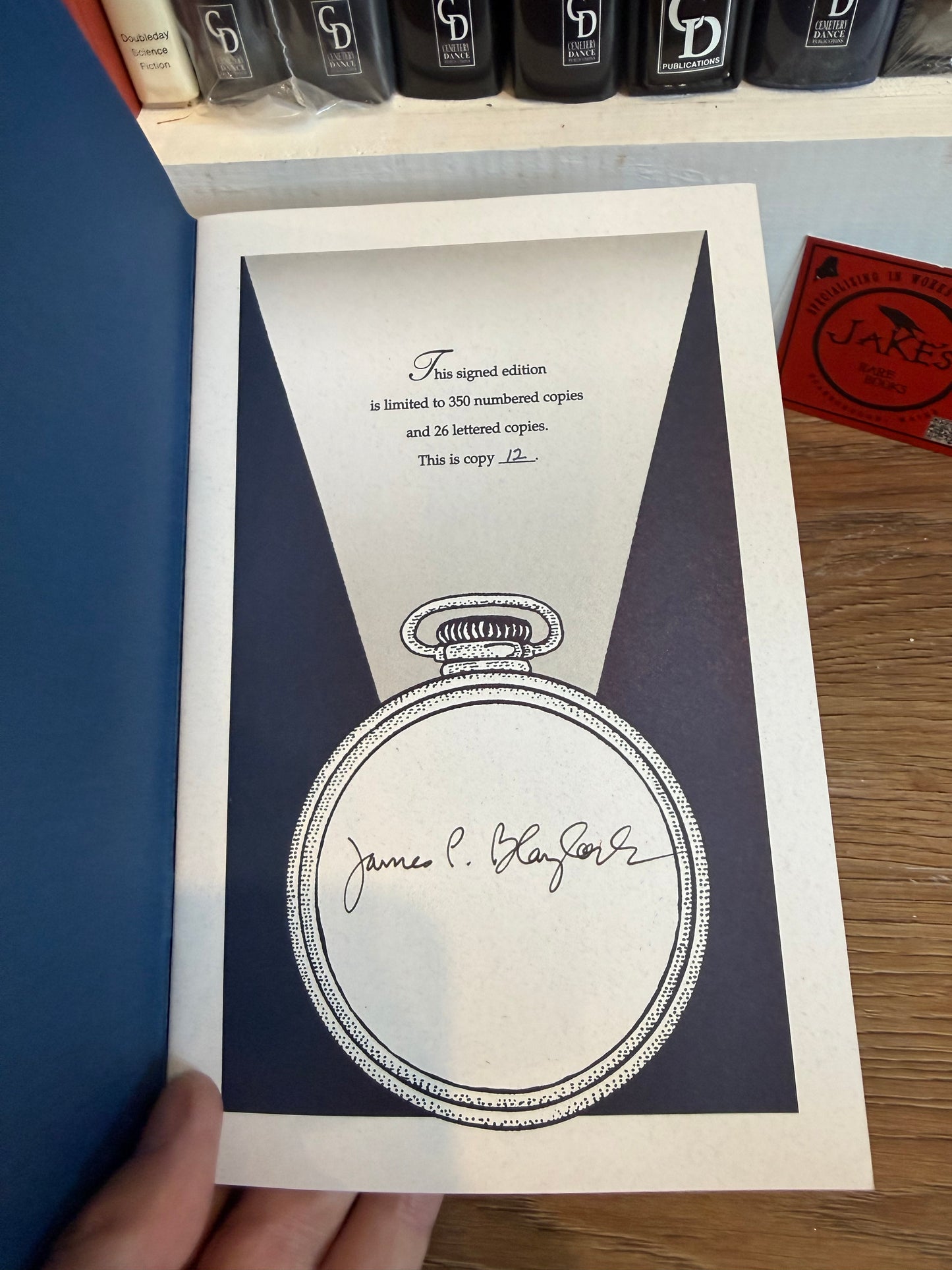 James Blaylock, Home Before Dark, Signed Limited #12 Chapbook, Subterranean Press