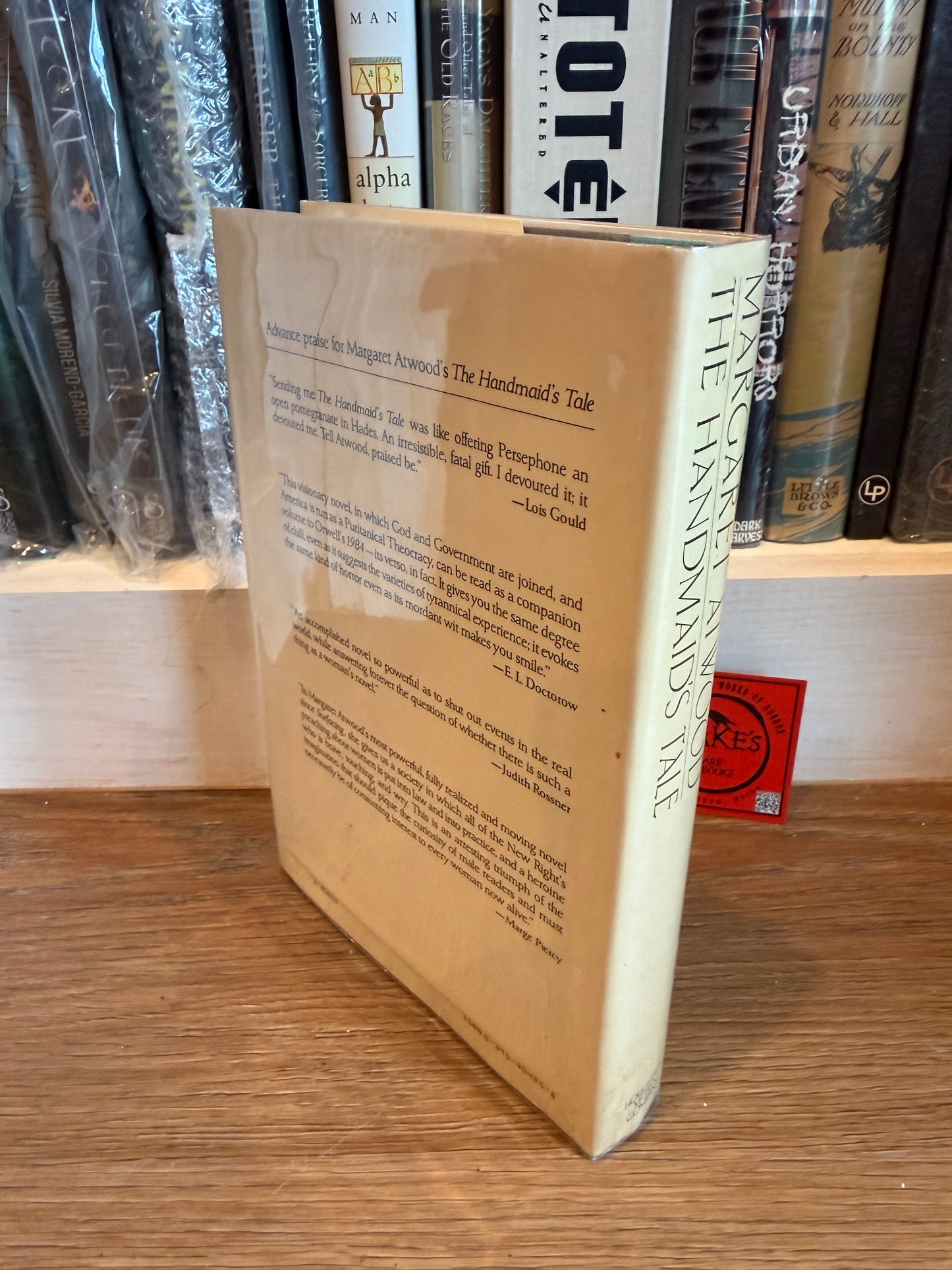Margaret Atwood, The Handmaid’s Tale, First Edition, Houghton Mifflin
