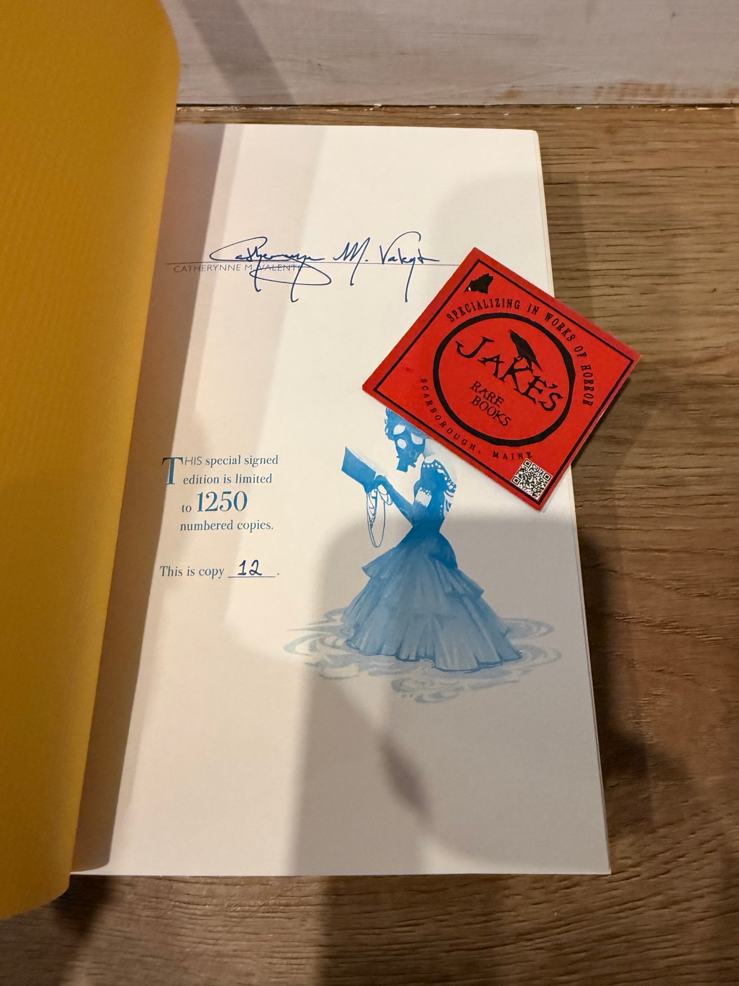 Catherine Valente, The Future is Blue, Signed/Limited#12, Subterranean Press