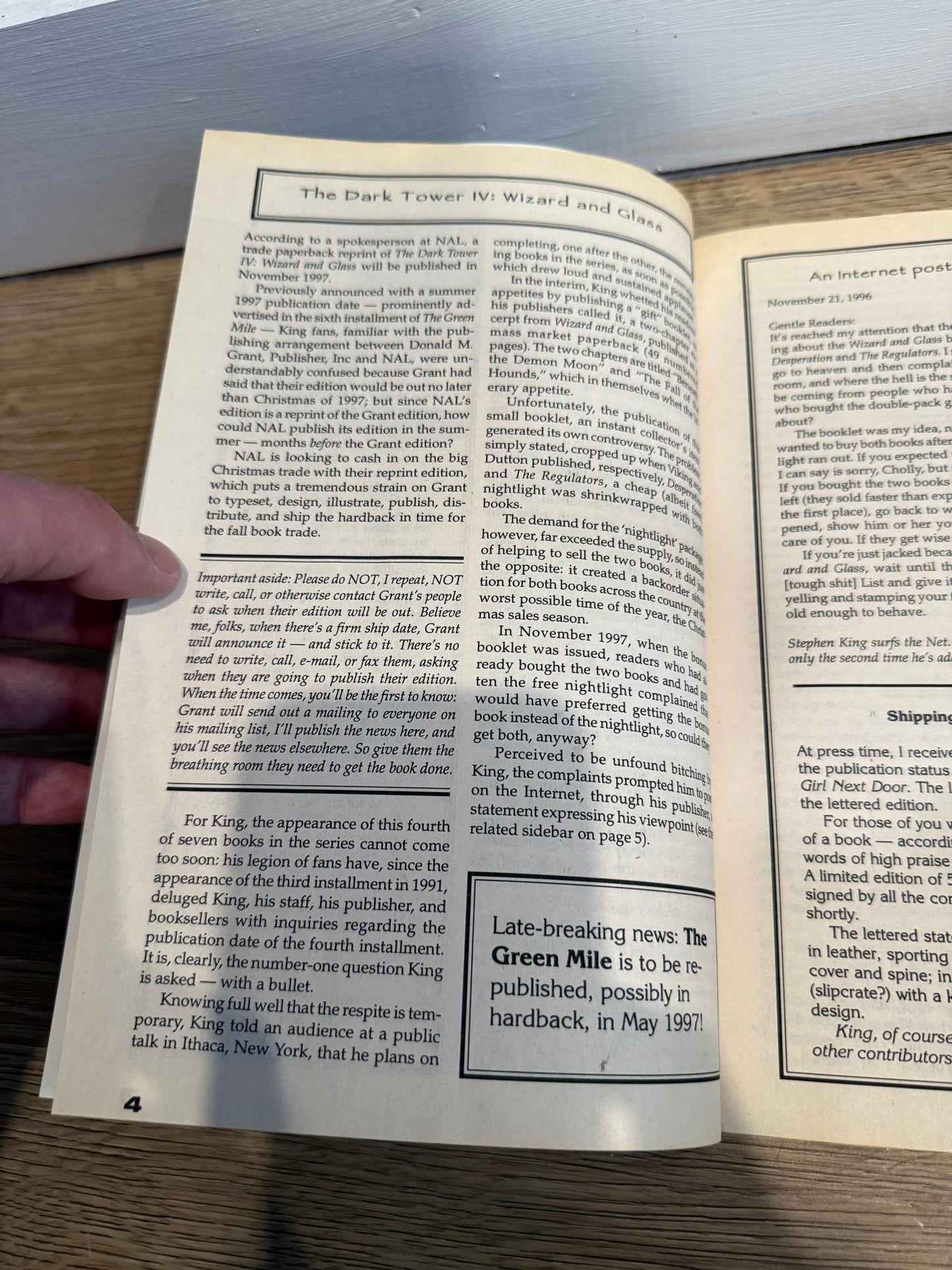 George Beahm, Phantasmagoria Magazine, Issue #4