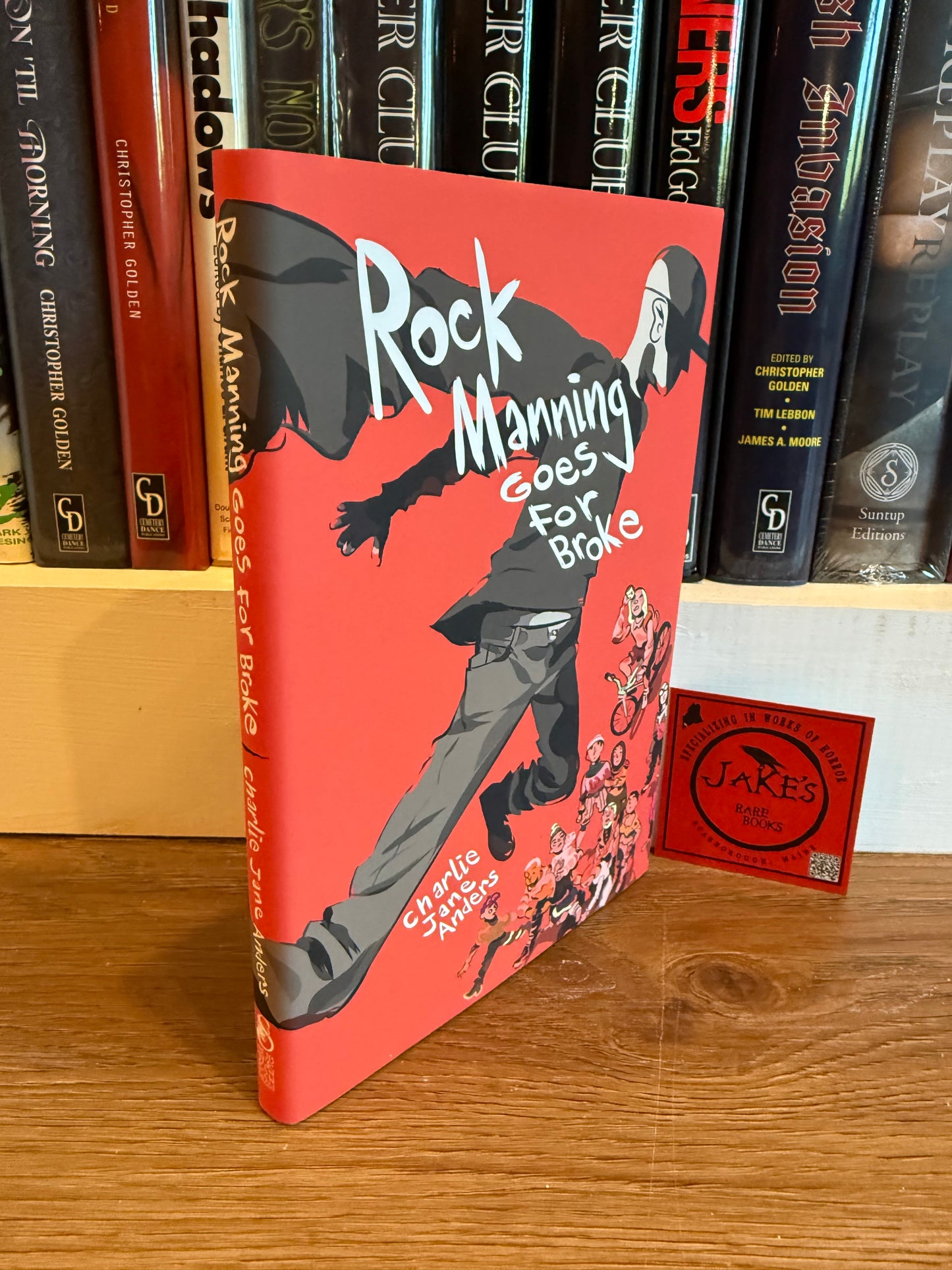 Charlie Jane Anders, Rock Manning Goes For Broke, Signed Limited #12, Subterranean Press