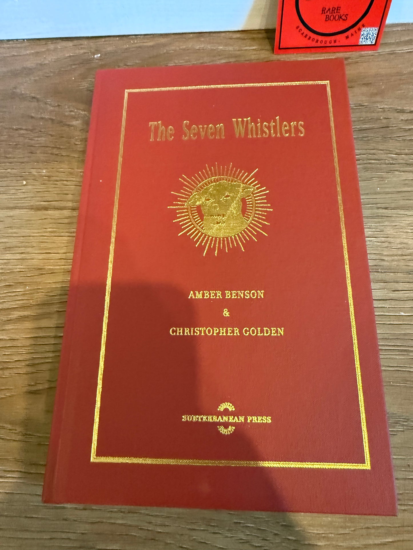 Christopher Golden, The Seven Whistlers, Signed Limited #12, Subterranean Press