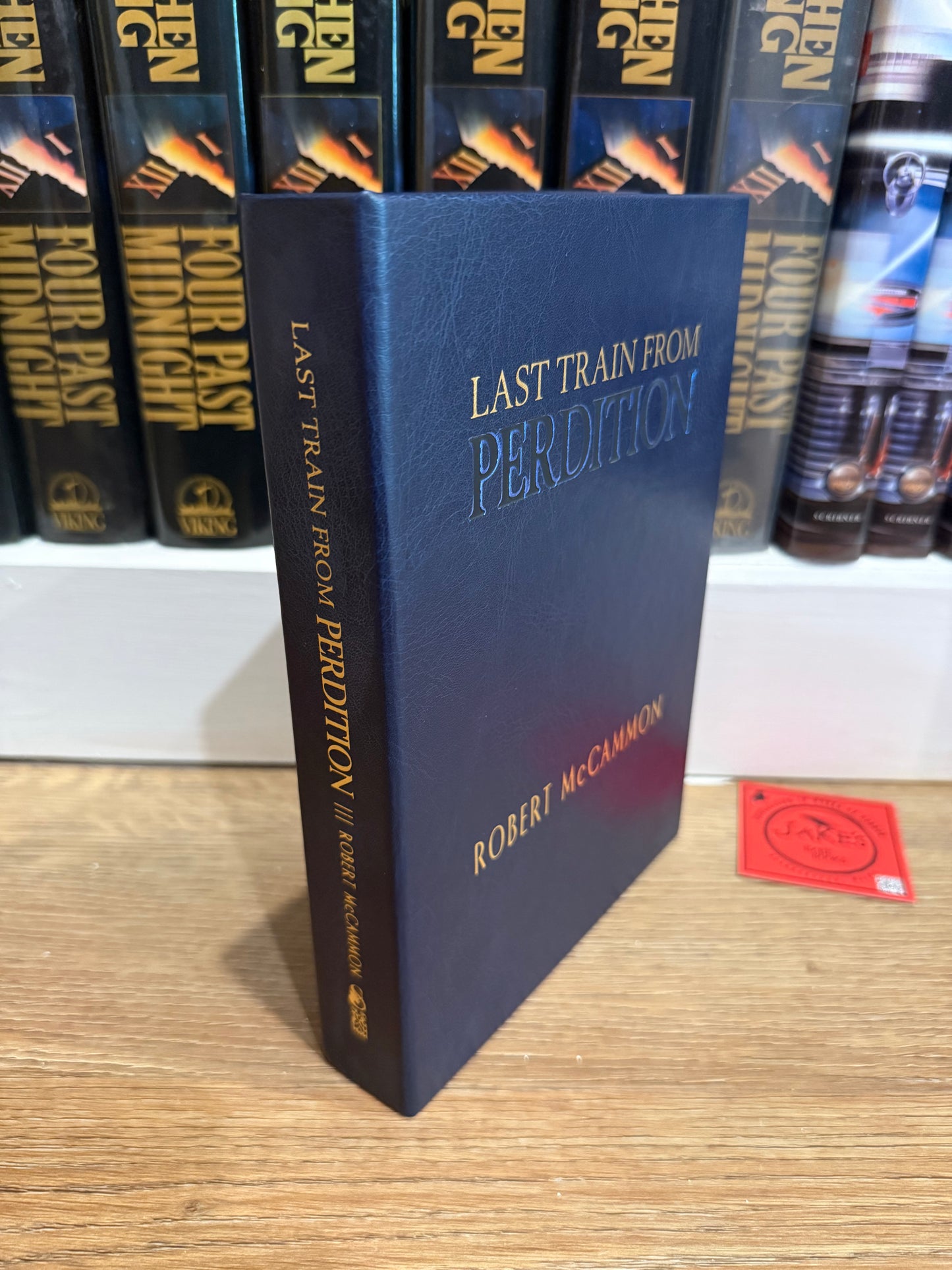 Robert McCammon, Last Train From Perdition, Lettered Publisher’s Copy, Subterranean Press