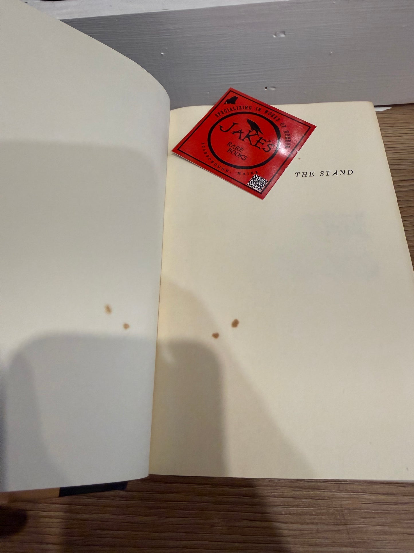 Stephen King, The Stand, First Edition (T39), Doubleday Publishing