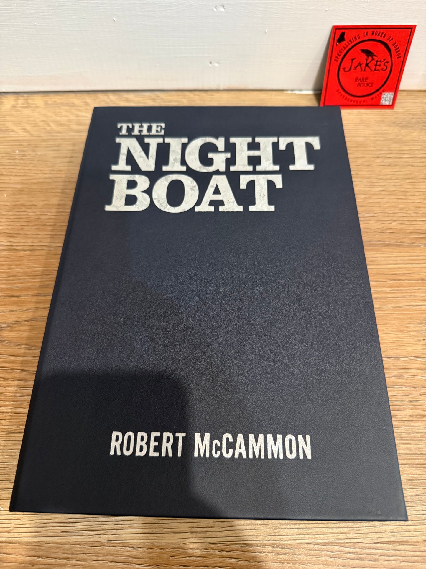 Robert McCammon, The Night Boat, Lettered Publisher’s Copy, Subterranean Press