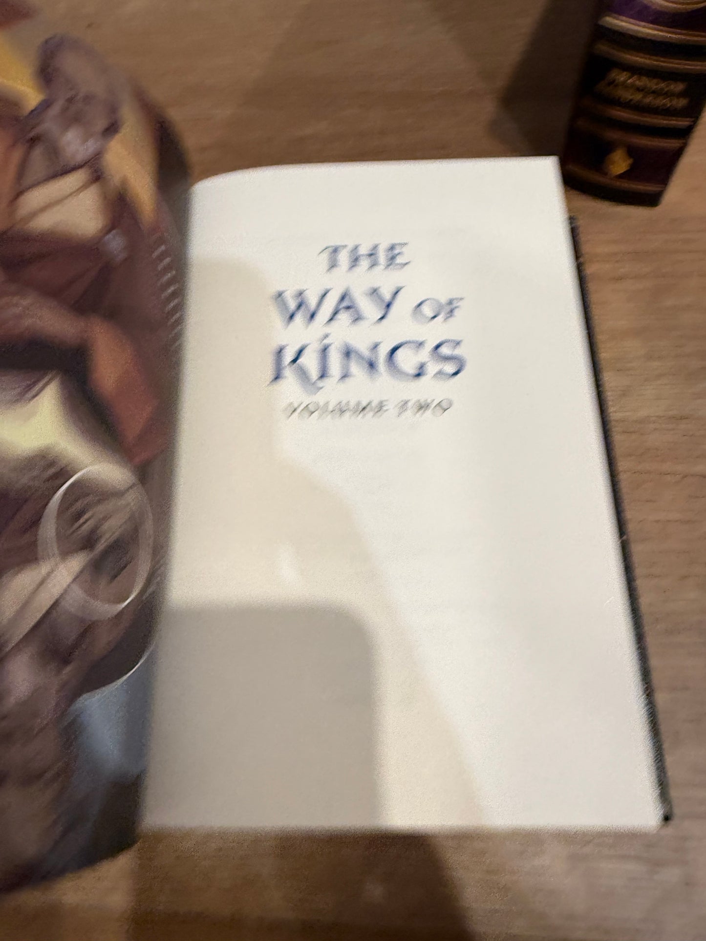 Brandon Sanderson, The Way of Kings, Signed Limited Edition, Dragonsteel