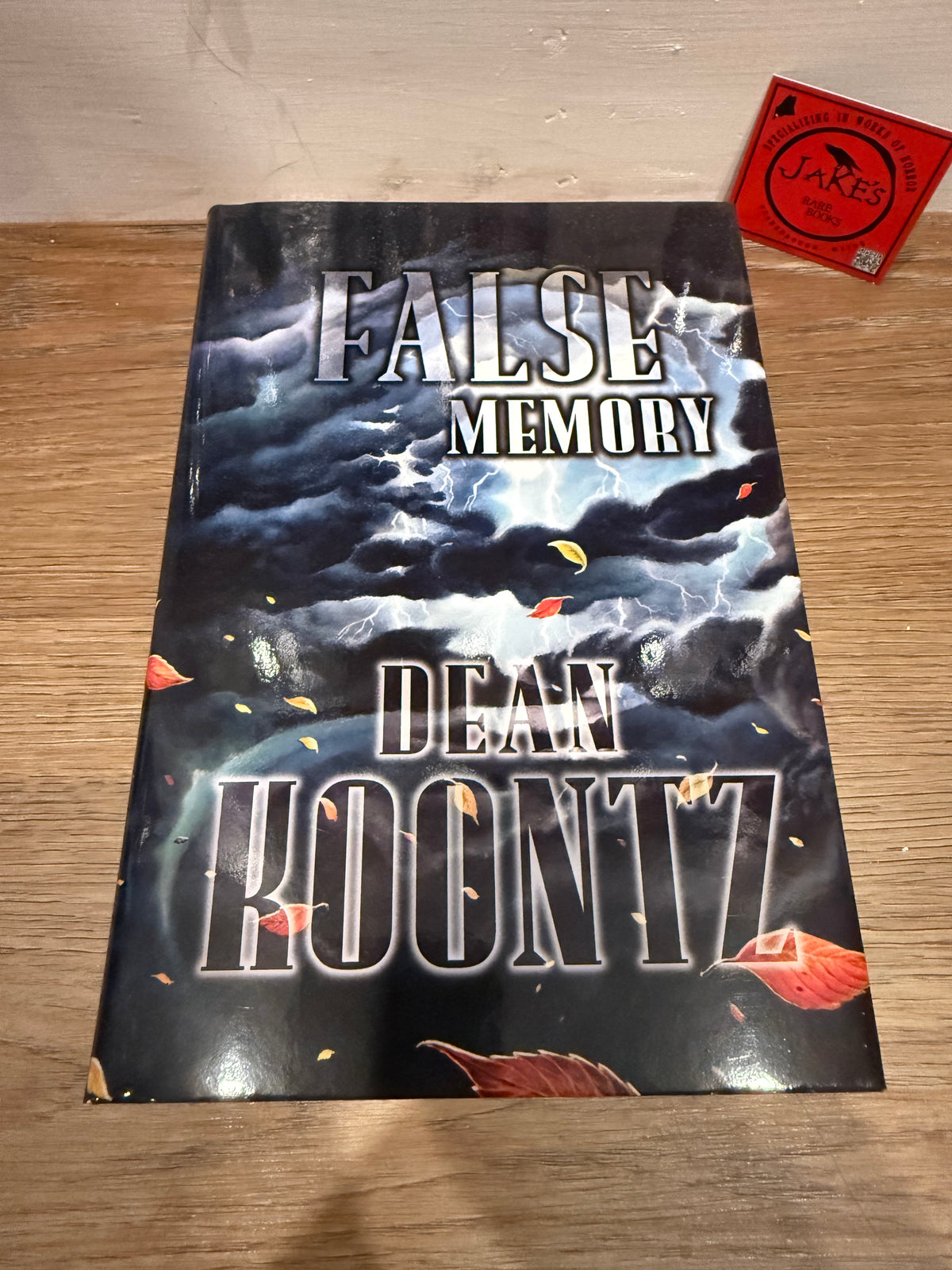 Dean Koontz, False Memory, Signed Limited #34, Cemetery Dance