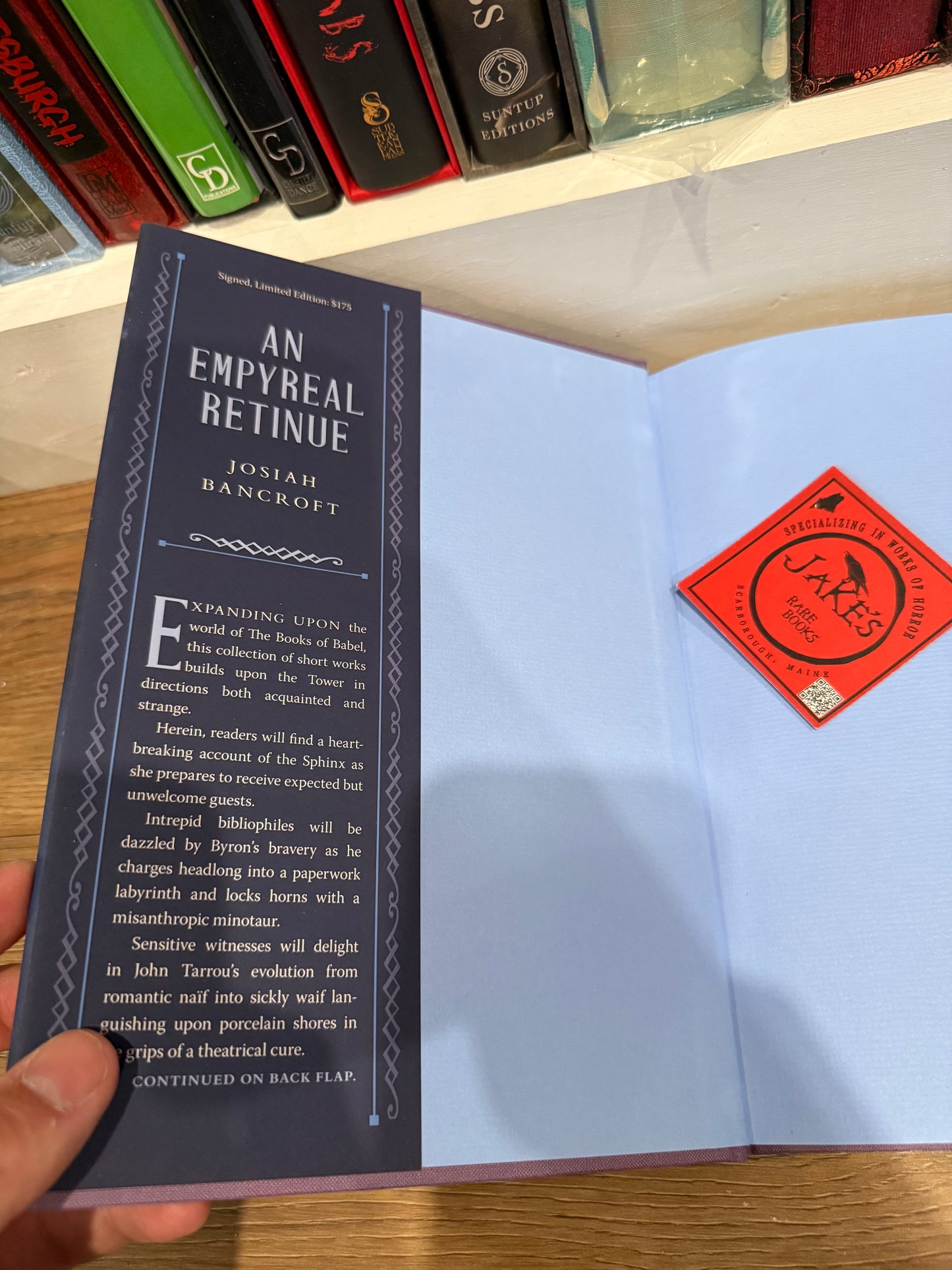 Josiah Bancroft, An Empyreal Retinue, Signed/Limited #12, Subterranean Press