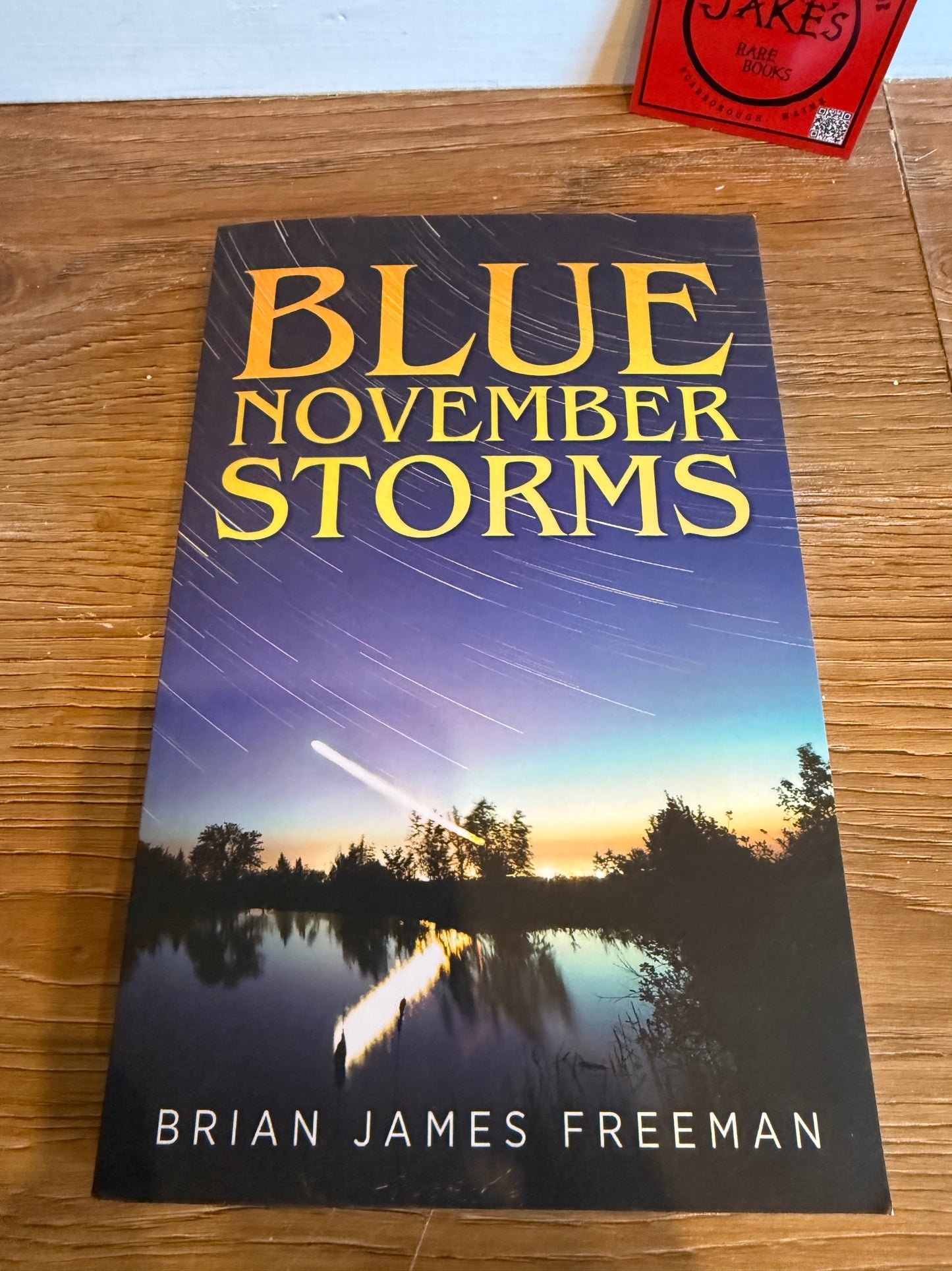 Brian James Freeman, Blue November Storms, Signed First Edition, Lividian Publications