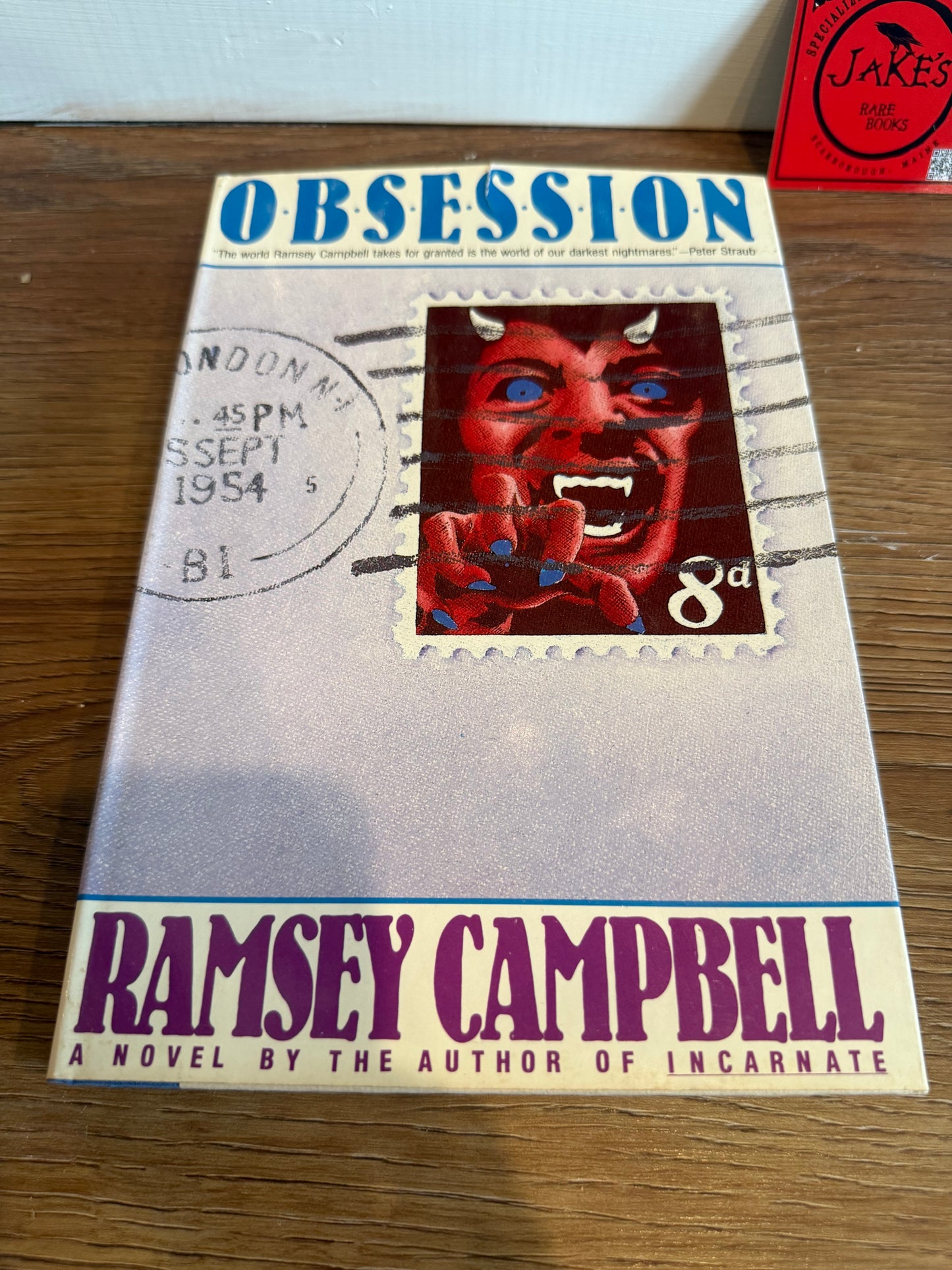 Ramsey Campbell, Obsession, Signed First Edition, Macmillan