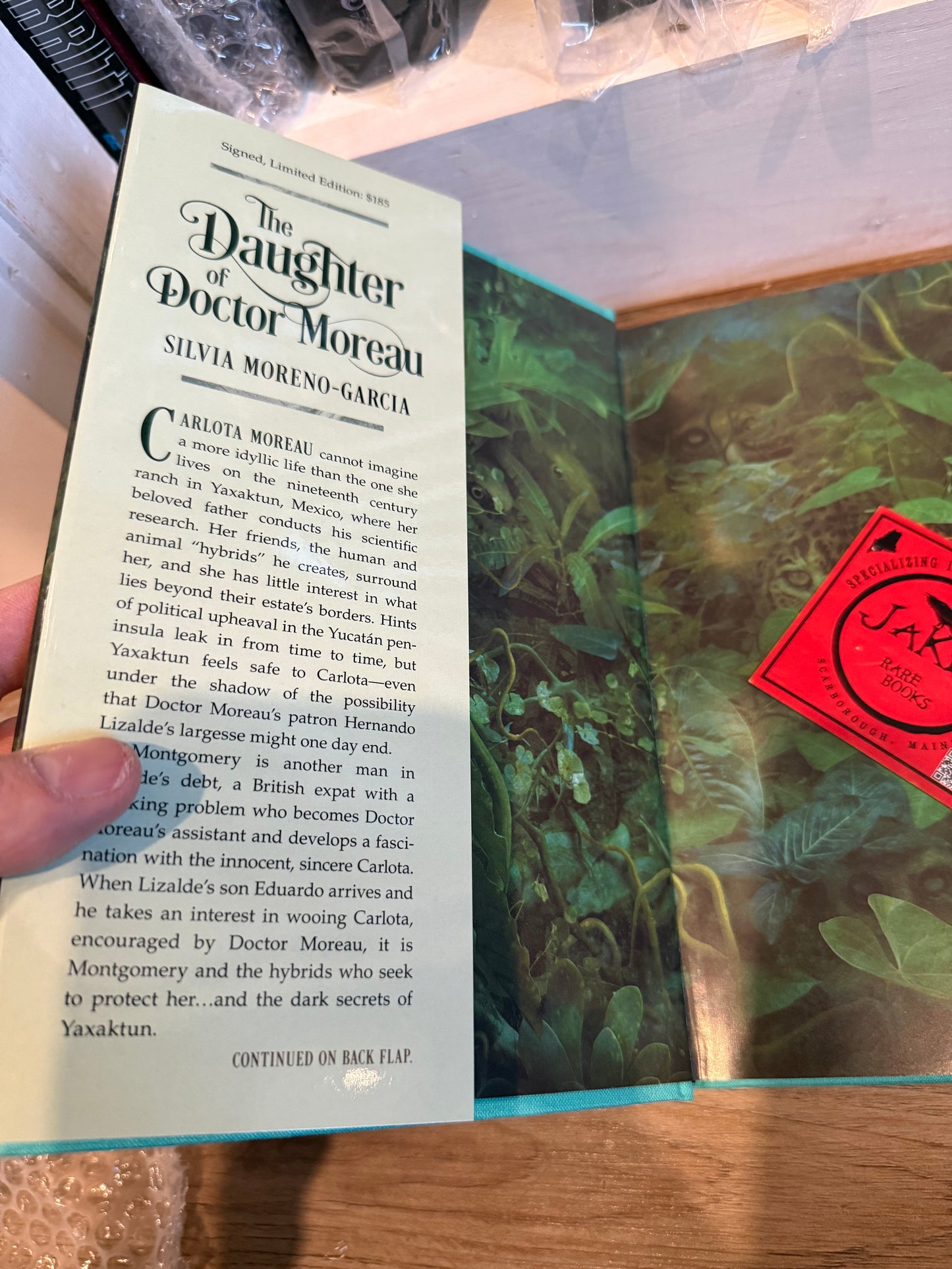 Silvia Moreno-Garcia, The Daughter of Doctor Moreau, Signed/Limited #12, Subterranean Press