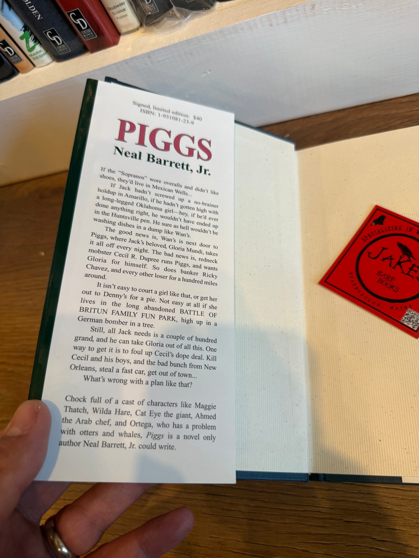 Neal Barrett Jr., Piggs, Signed Limited #12, Subterranean Press