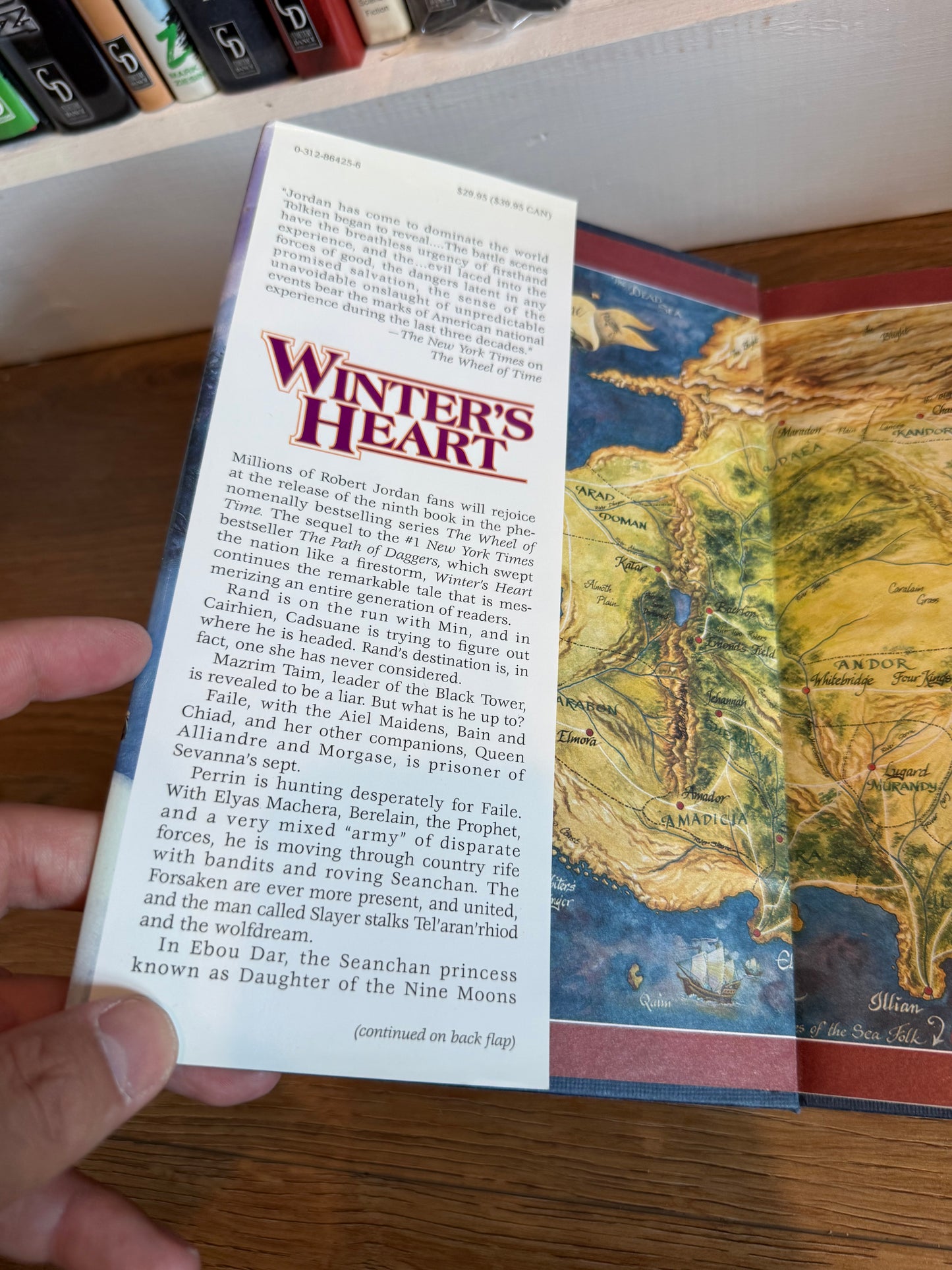 Robert Jordan, Winter’s Heart, Signed First Edition, Tor Publishing