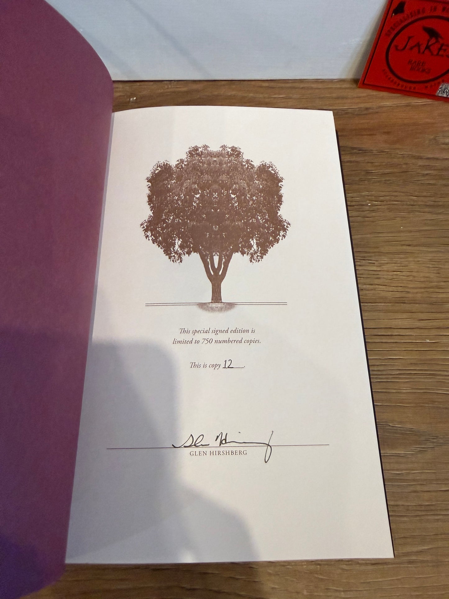 Glen Hershberg, The Janus Tree, Signed Limited #12, Subterranean Press