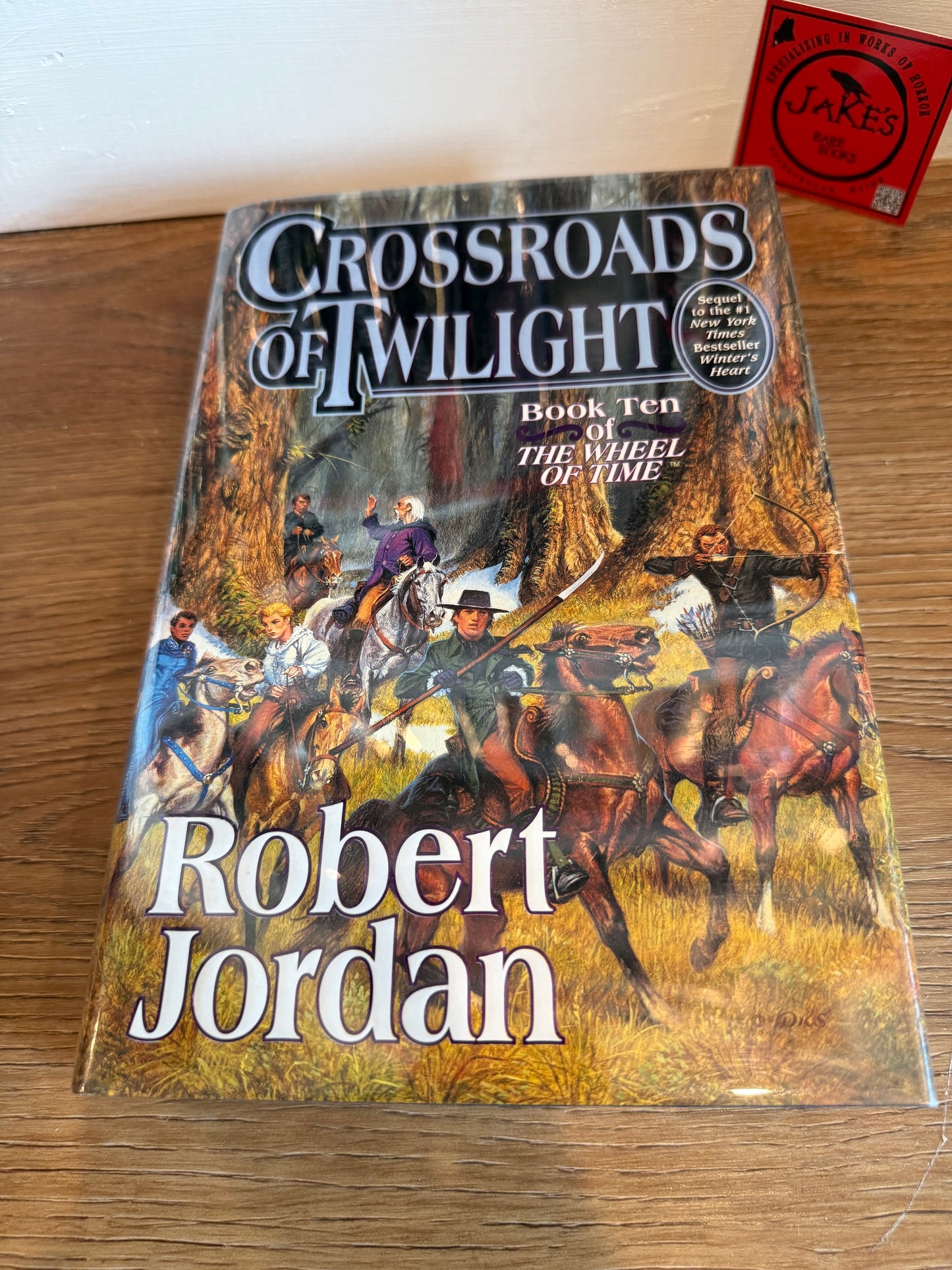 Robert Jordan, Crossroads of Twilight, Signed First Edition, Tor Publishing