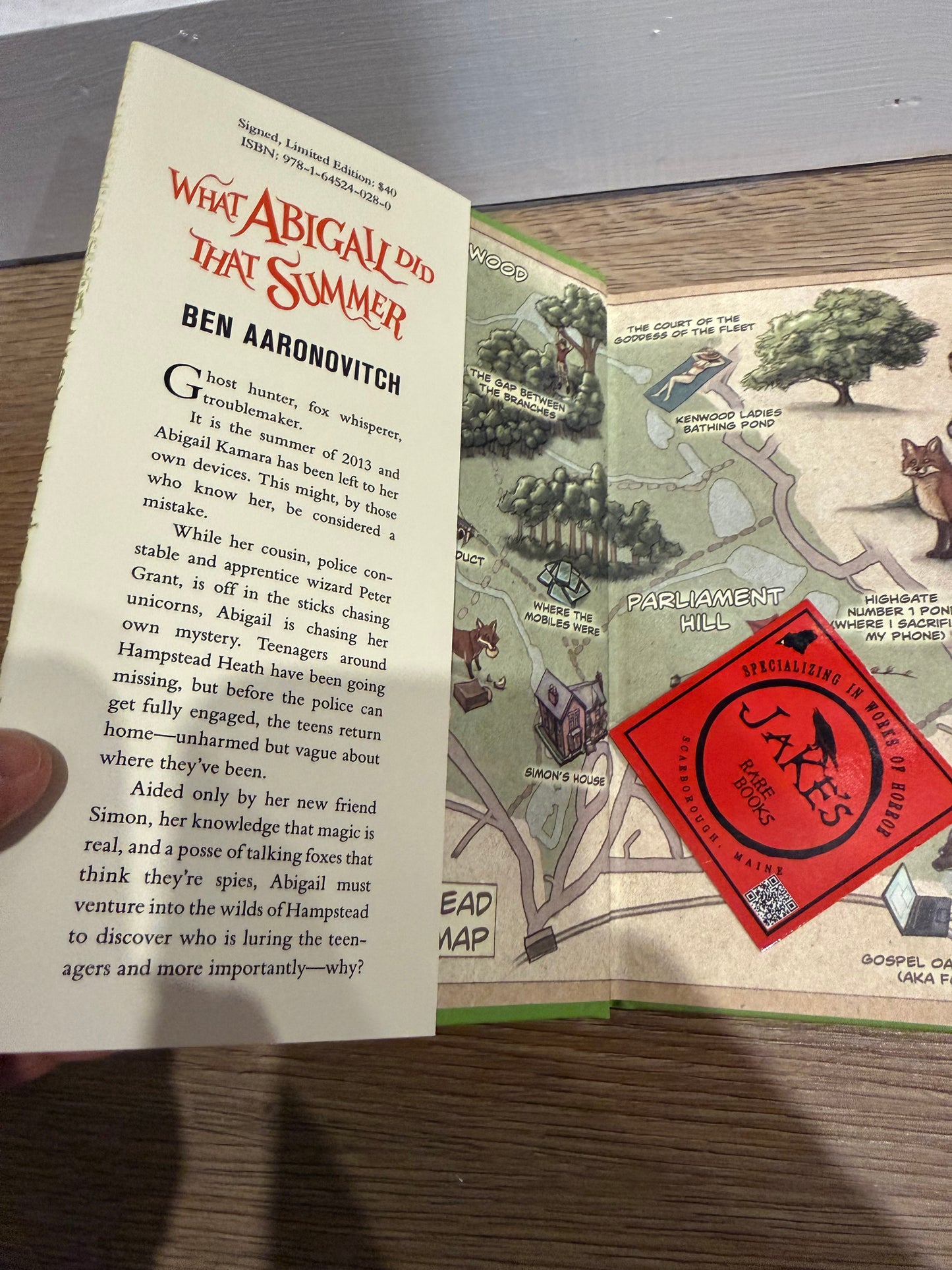 Ben Aaronovitch, What Abigail Did Last Summer, Signed/Limited #12, Subterranean Press