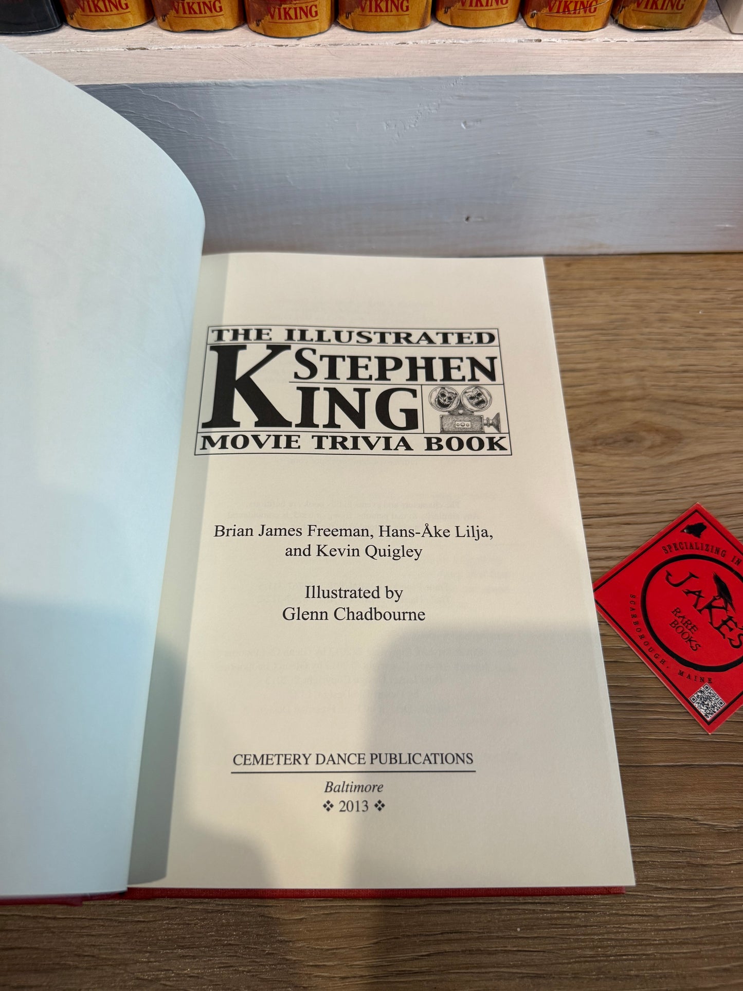 The Illustrated Stephen King Movie Trivia Book, First Edition, Cemetery Dance