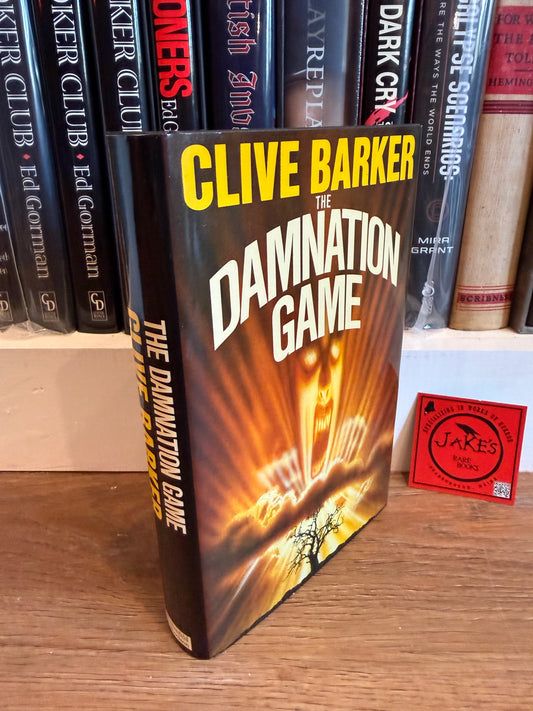Clive Barker, The Damnation Game, UK First Edition Signed, Weidenfeld and Nicolson