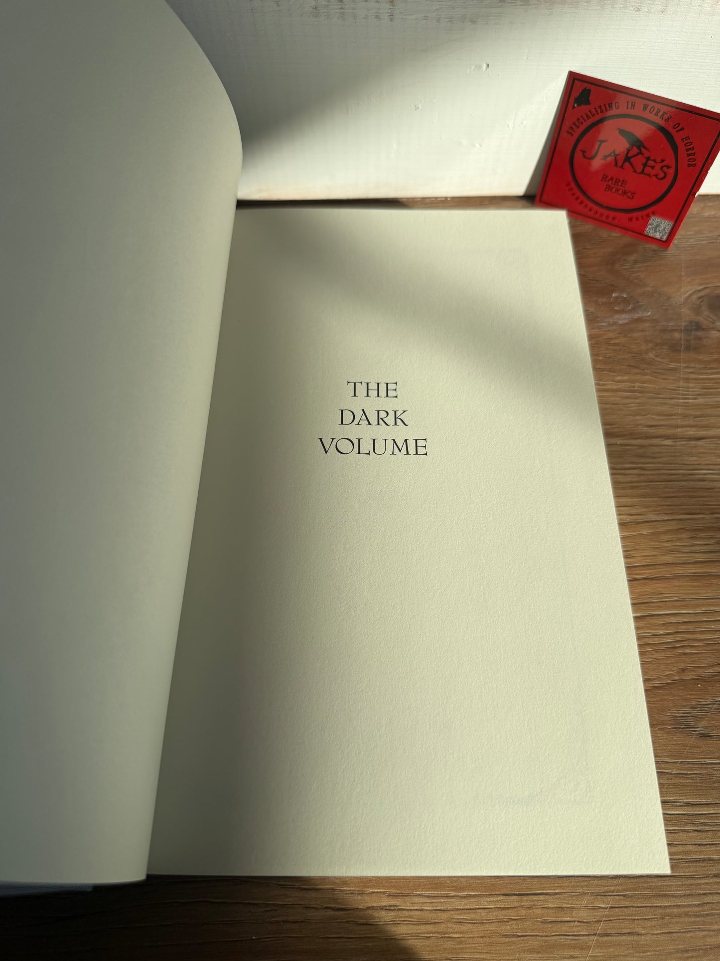 Gordon Dahlquist, The Dark Volume, Signed Limited #12, Subterranean Press