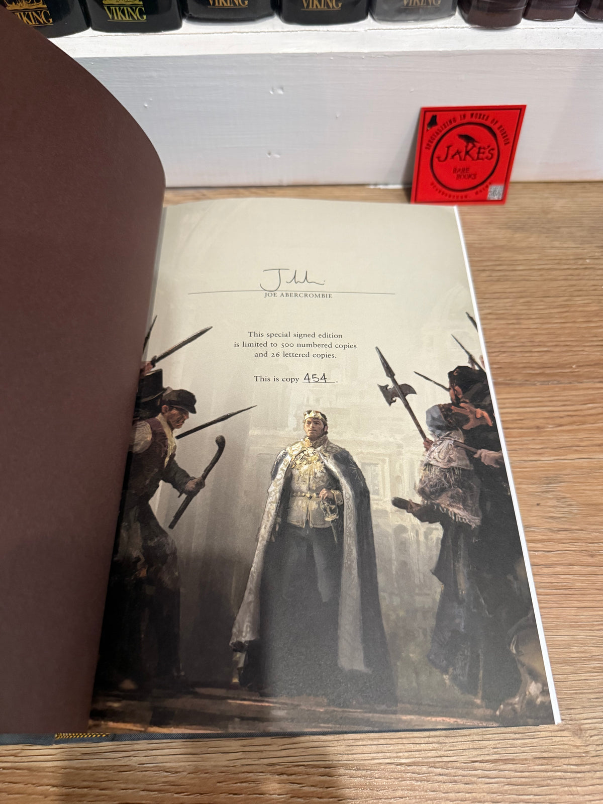 Joe Abercrombie, The Wisdom of Crowds, Signed Limited #464, Subterranean Press