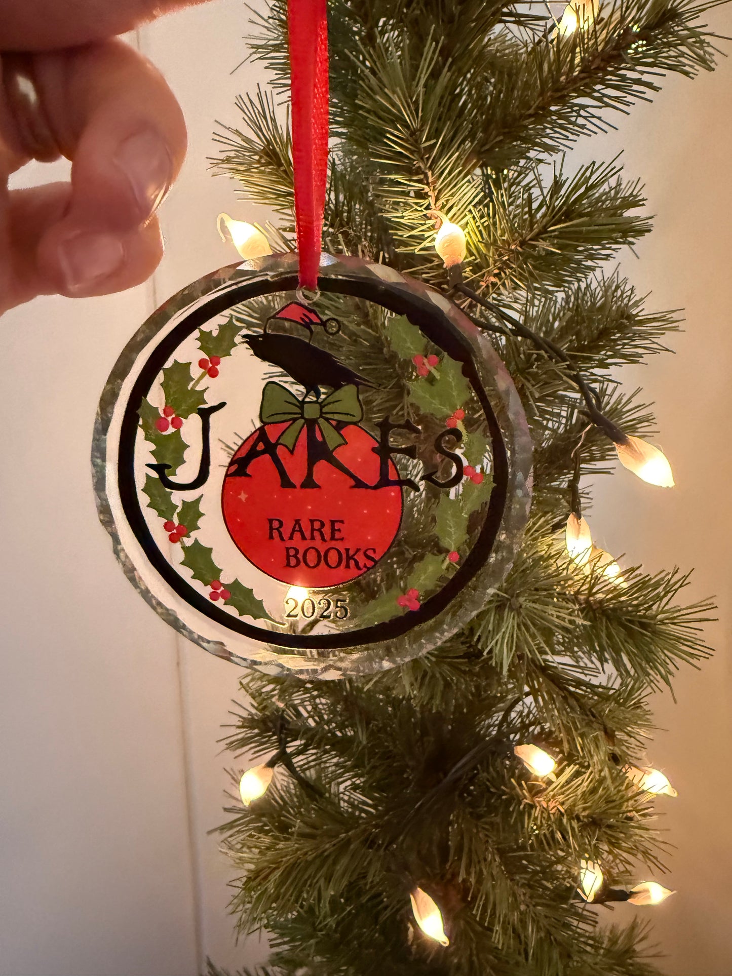 Jake’s Rare Books, 2025 Christmas Ornament