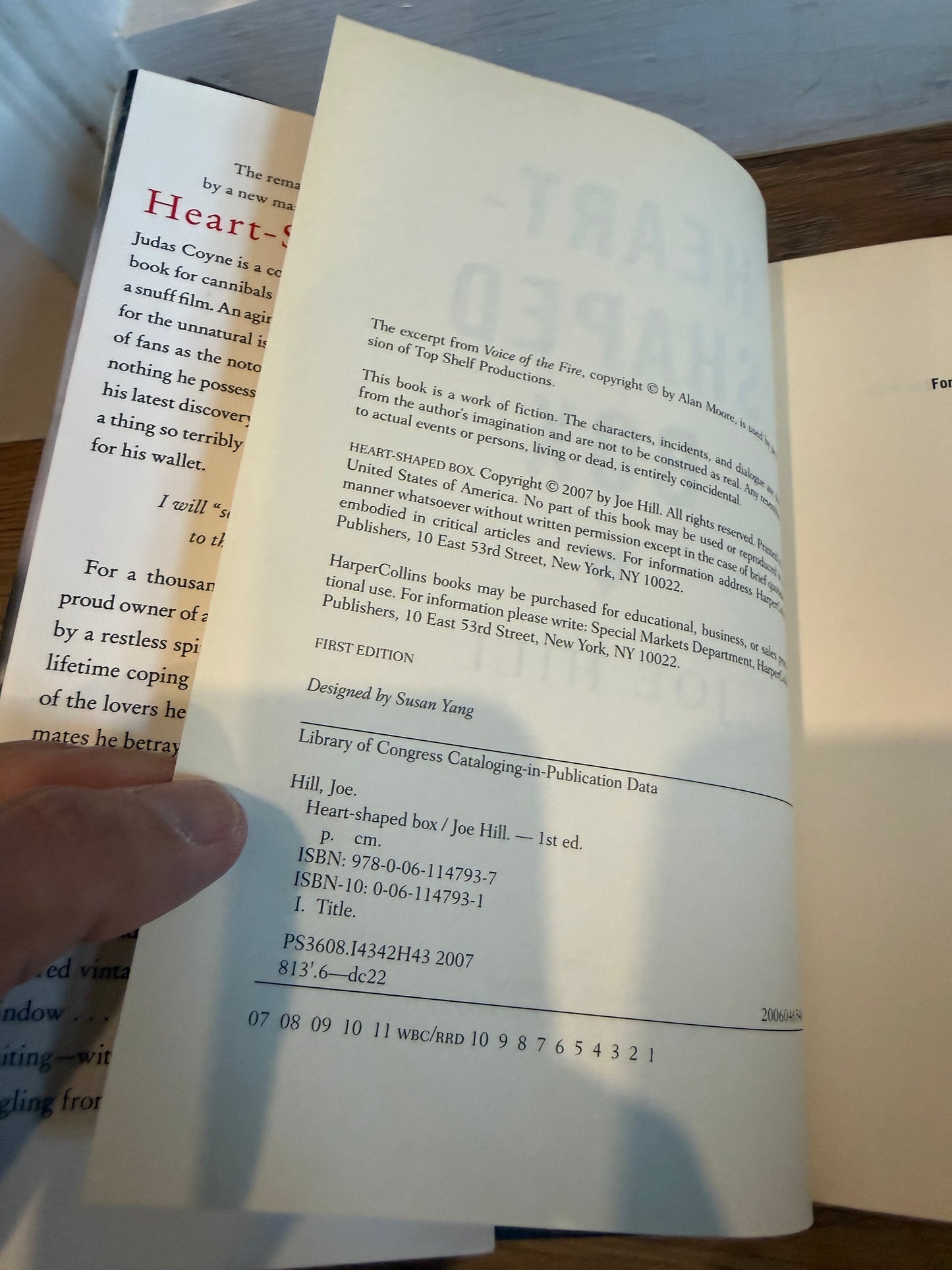 Joe Hill, Heart Shaped Box, First Edition, William Morrow