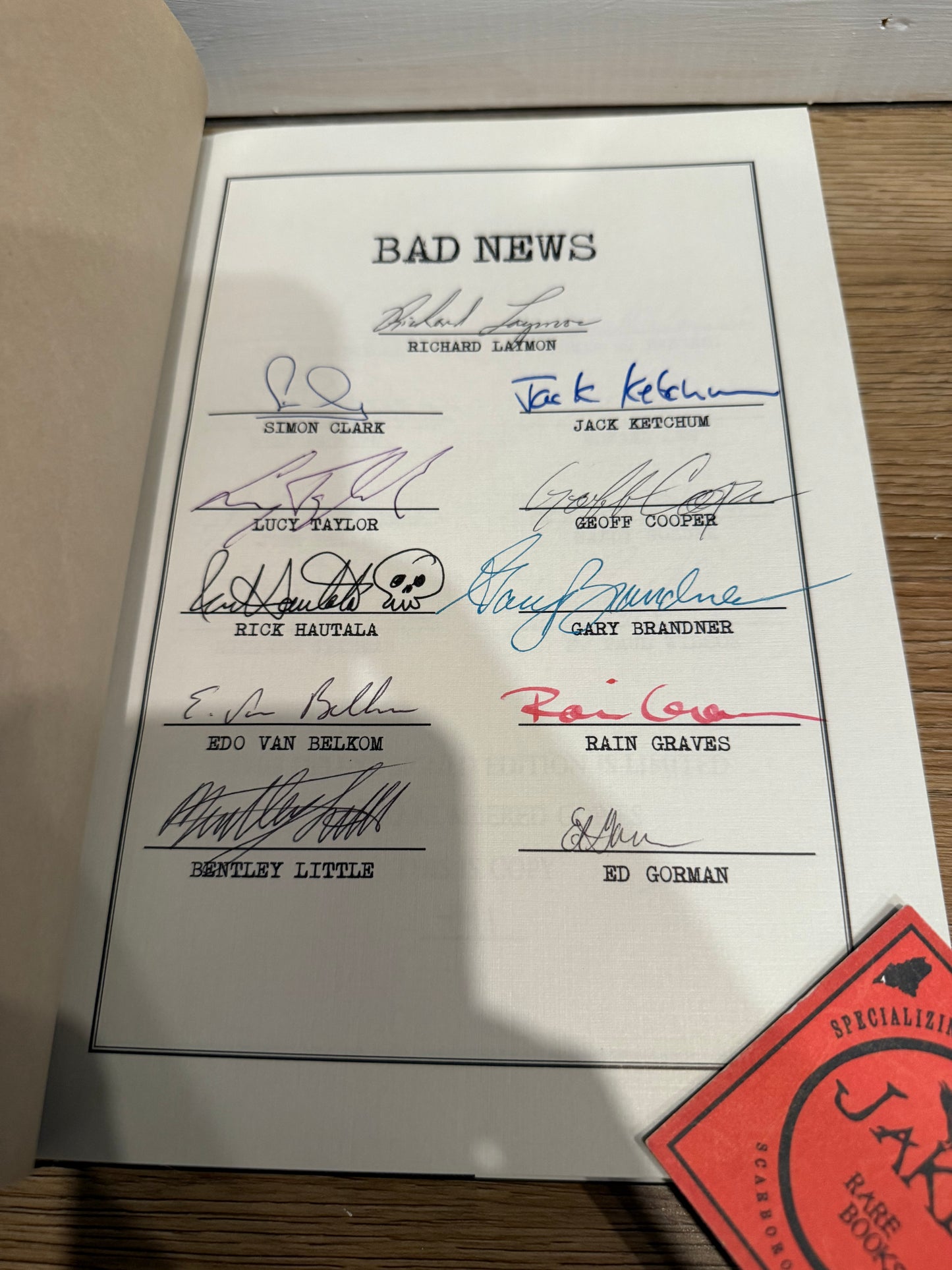 Richard Laymon, Bad News, Signed/Limited #441, Cemetery Dance