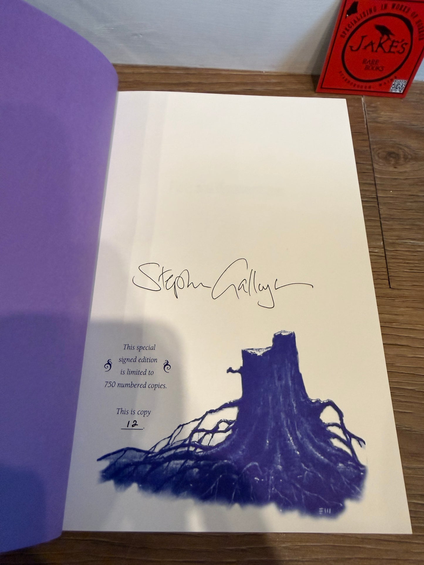 Stephen Gallagher, Plots and Misadventures, Signed Limited #12, Subterranean Press