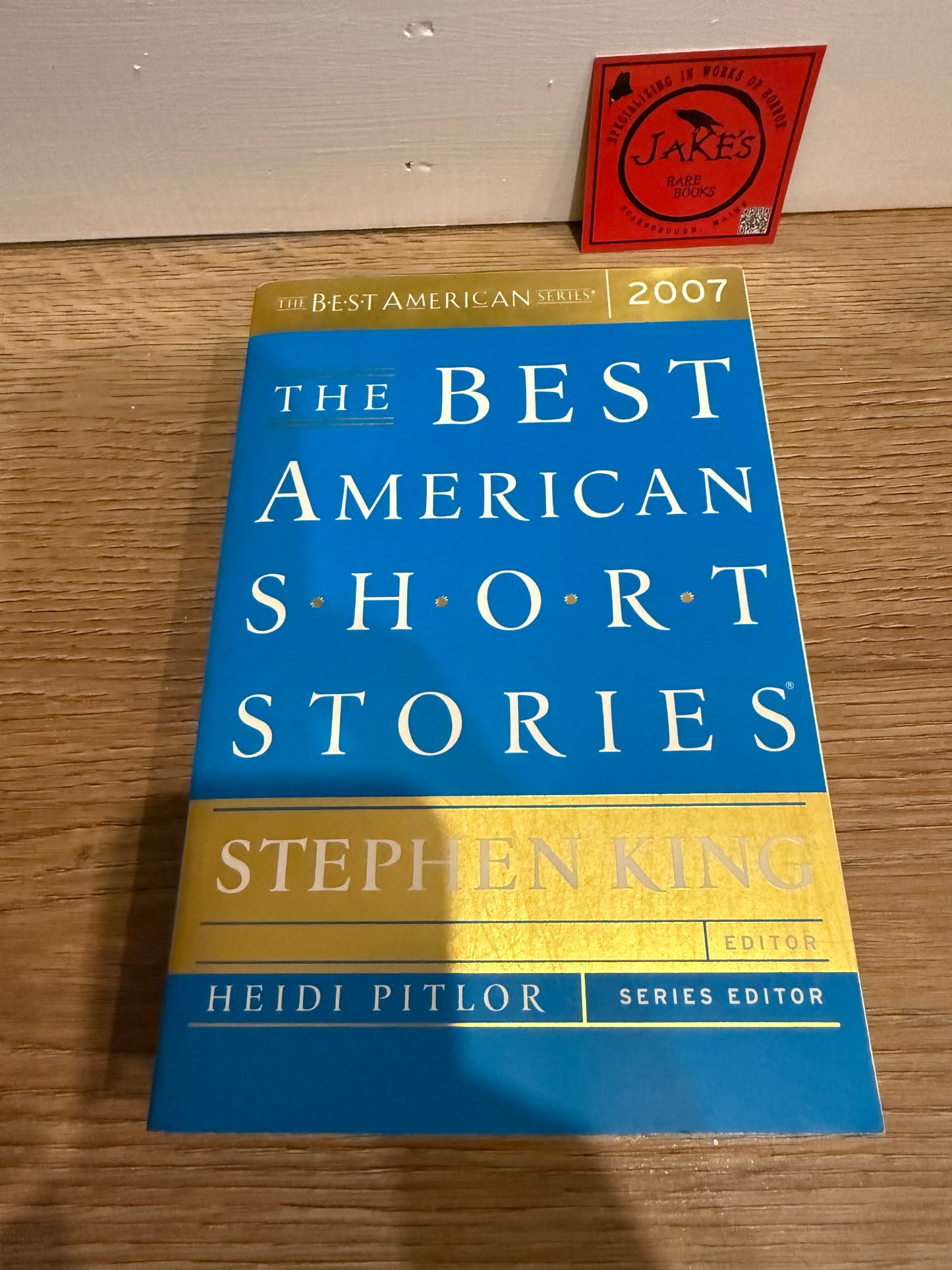 Best American Short Stories, First Edition, Signed by Stephen King, Houghton Mifflin